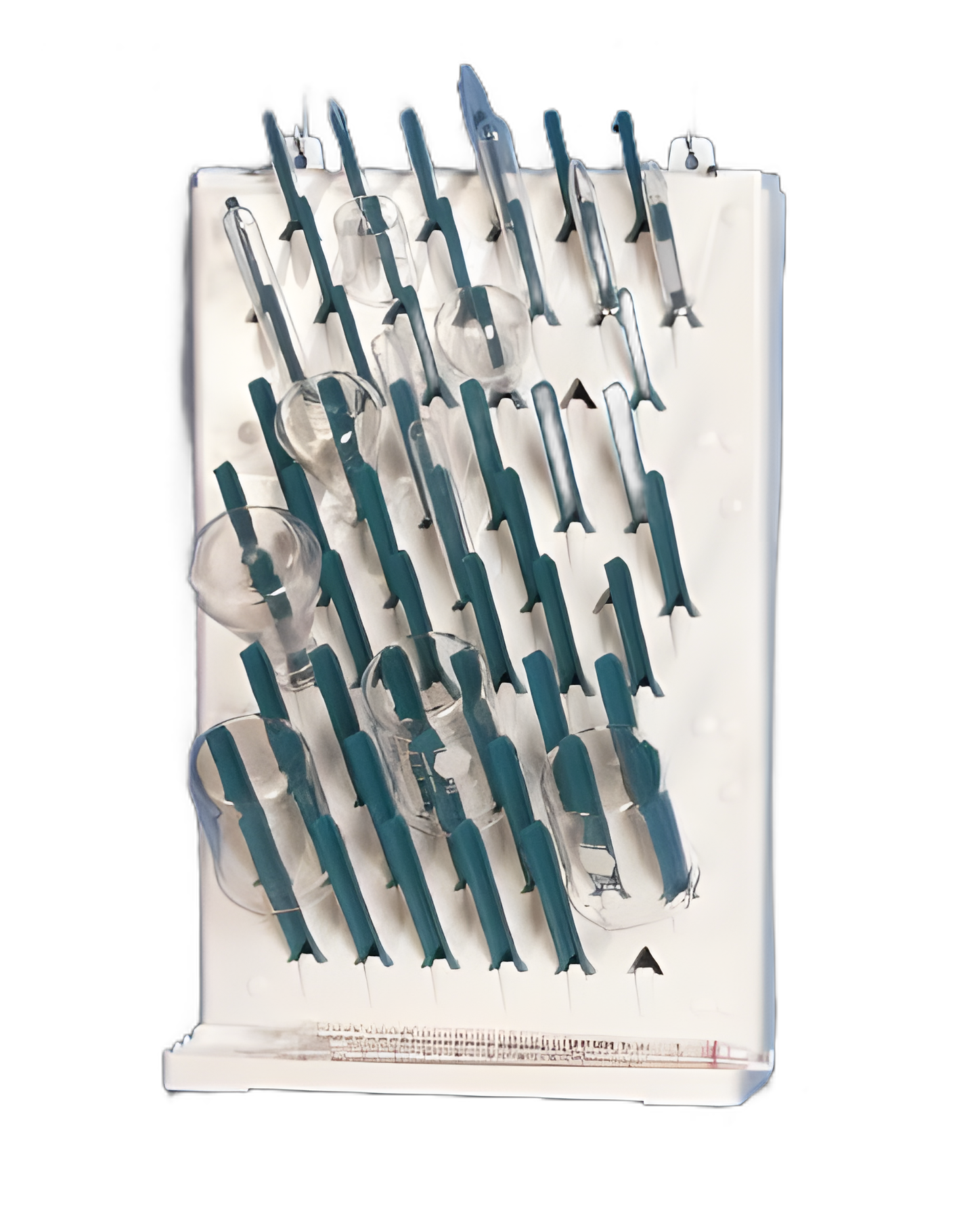 3-Tiered Wall Mount Rack Drying Rack Lab-Aire™ II 57 Place 5 X 14-3/4 X 23-2/5 Inch