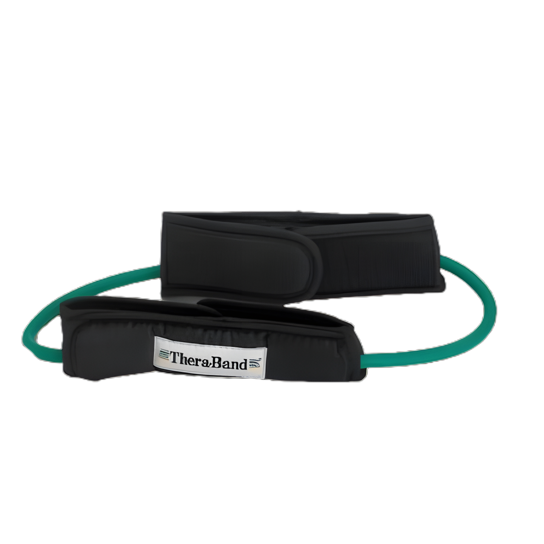 TheraBand Green Exercise Resistance Tubing with Cuffs, 12 Inch, Intermediate