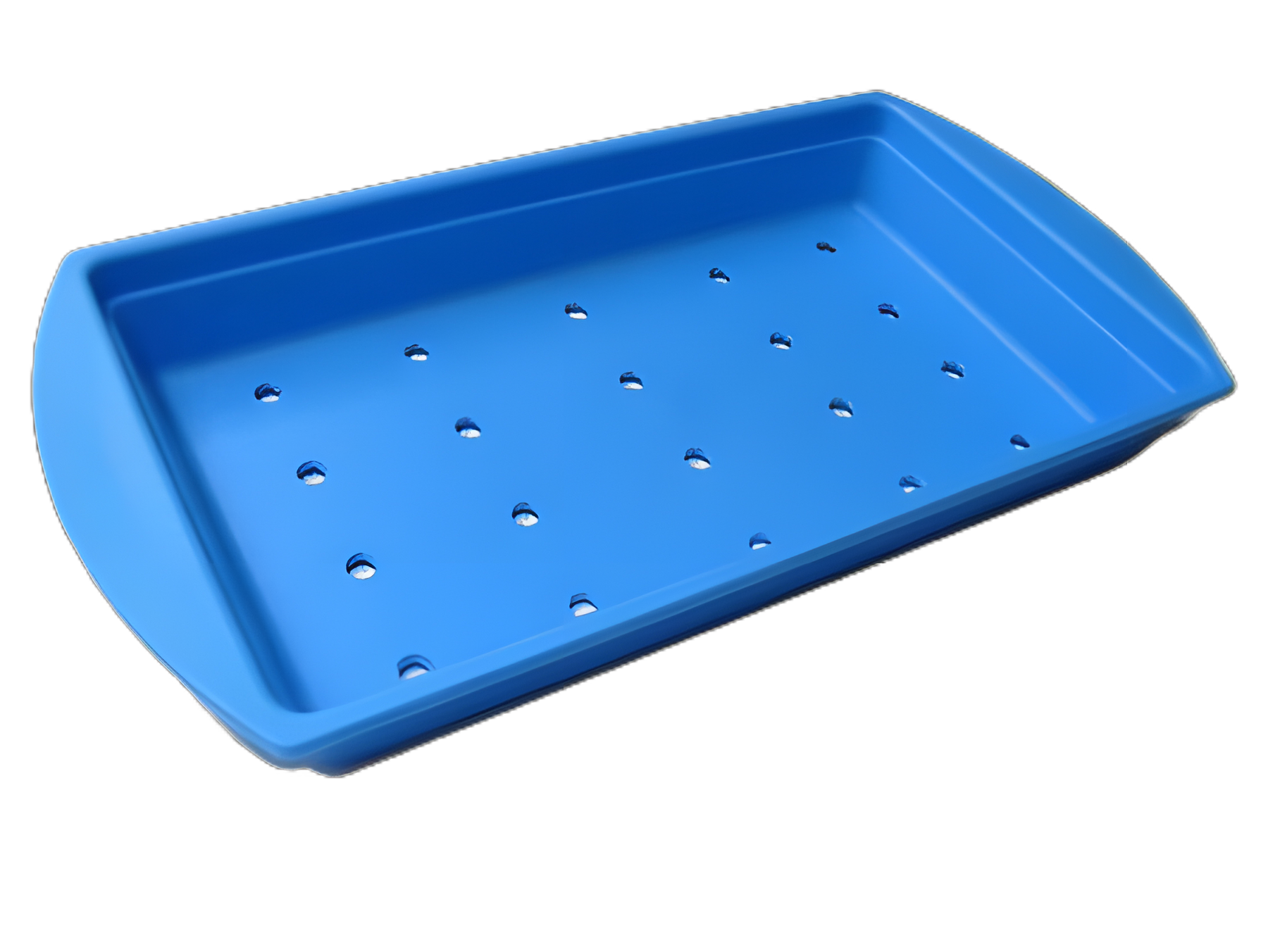 Instrument Tray ProTech™ Perforated Plastic 10.125 X 6.625 Inch