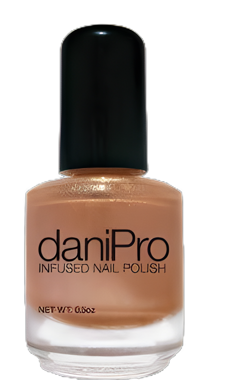 daniPro™ Pearlescent Mocha Nail Polish 0.5 oz - Doctor-Formulated with Undecylenic Acid