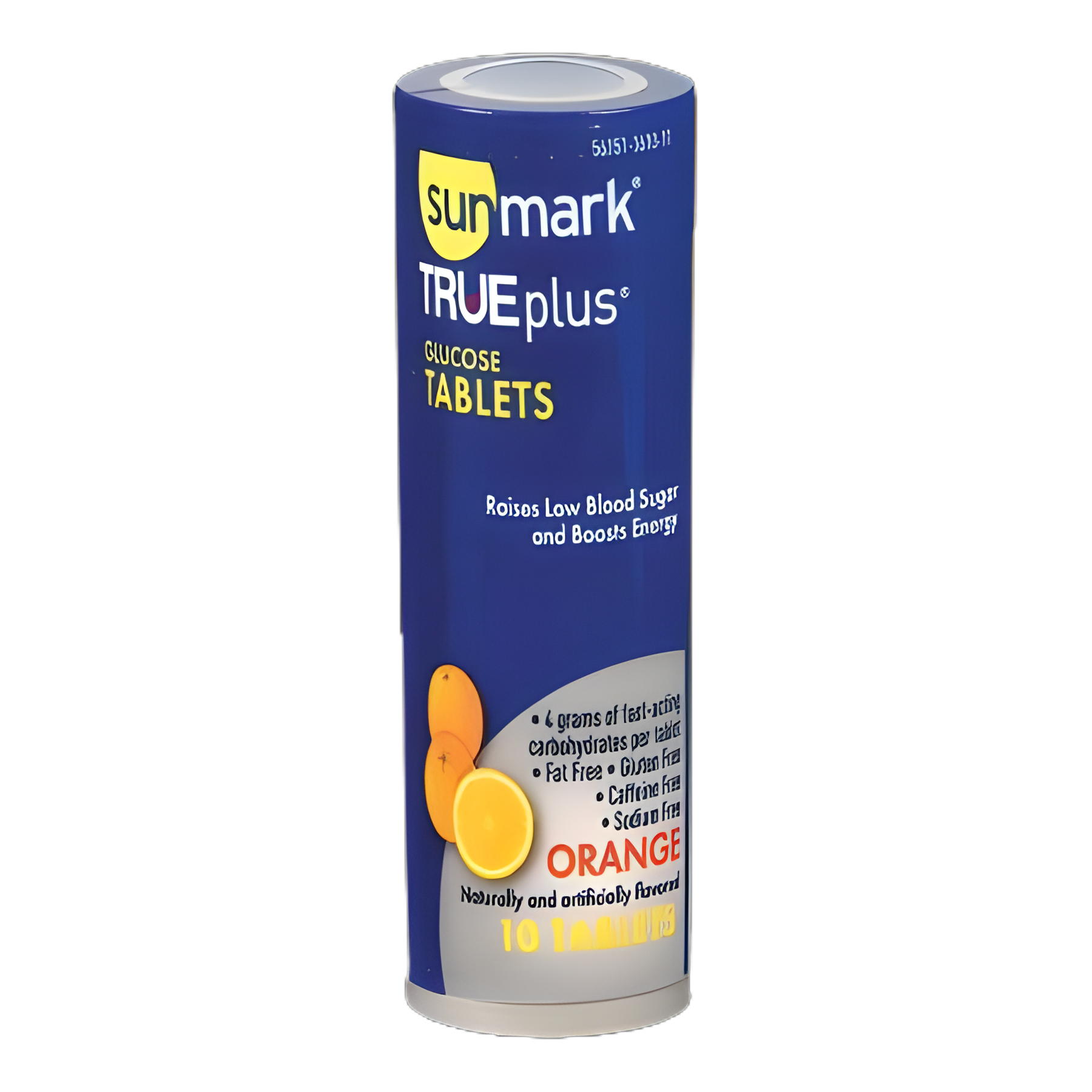Glucose Supplement sunmark® TRUEplus™ 10 per Bottle Chewable Tablet Orange Flavor