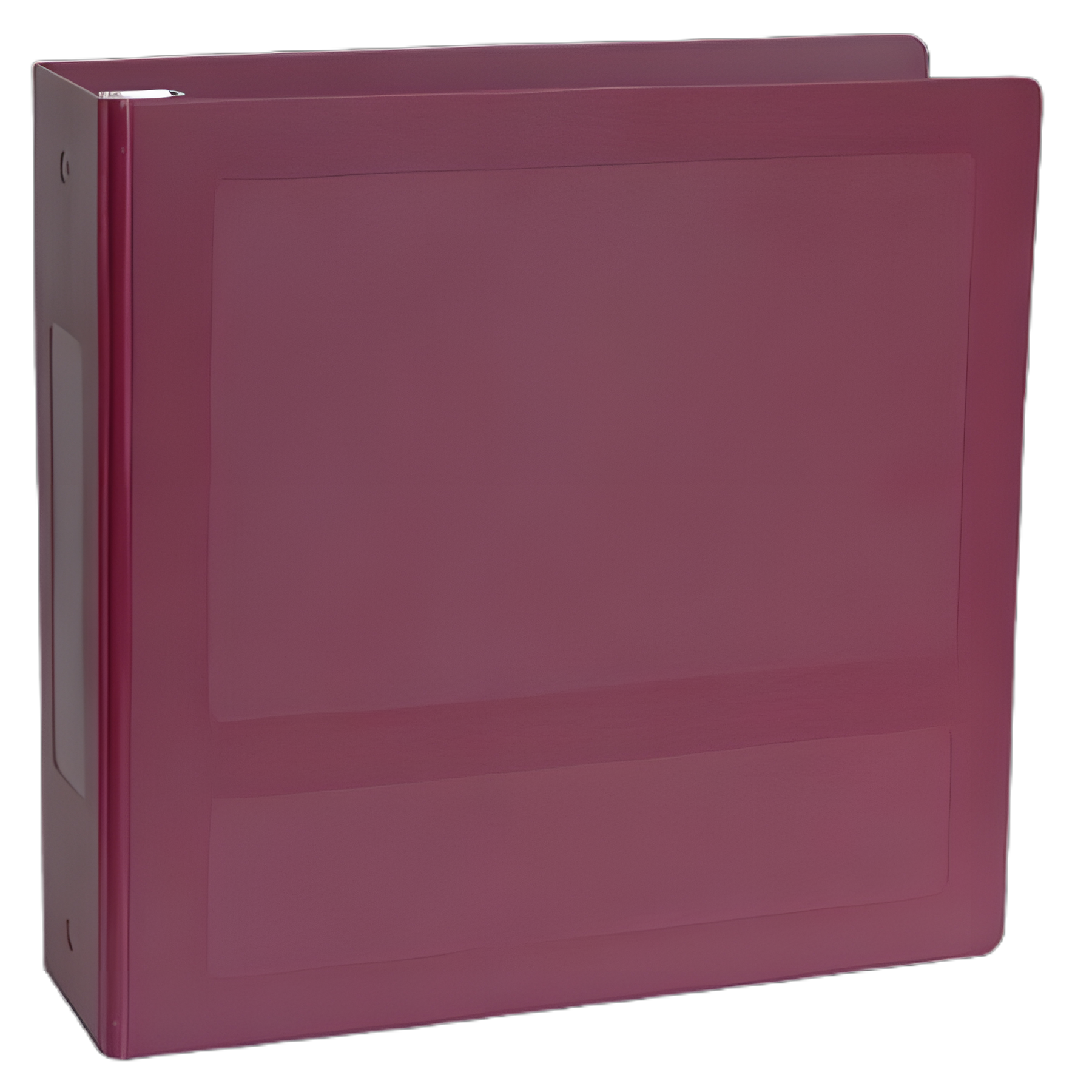 Omnimed Burgundy 3-Ring Binder for Medical Documentation, 250-Sheet Capacity, Side Opening