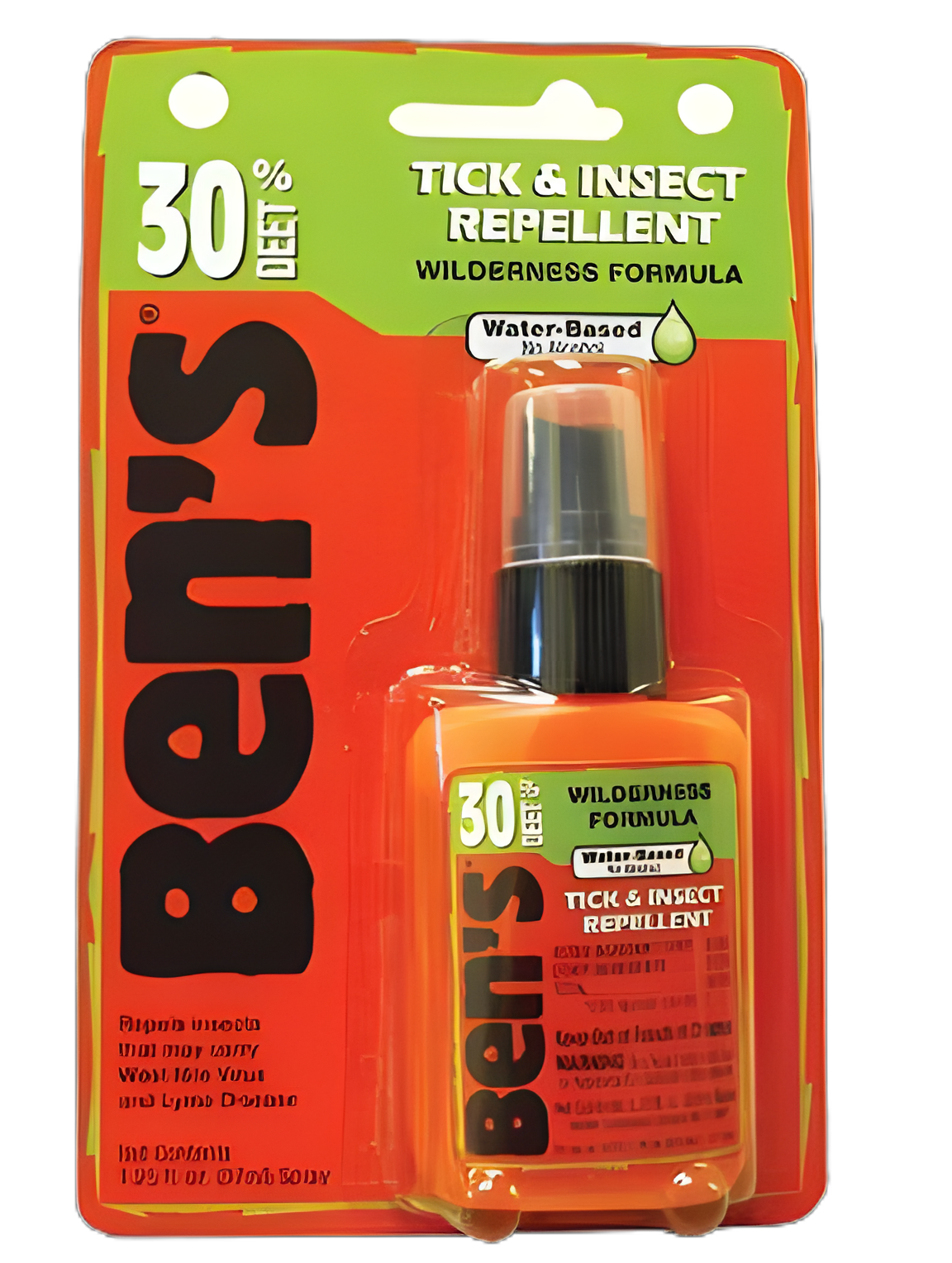Ben's® 30% DEET Insect Repellent Topical Liquid 1.25 oz - Effective Protection Against Disease-Carrying Insects