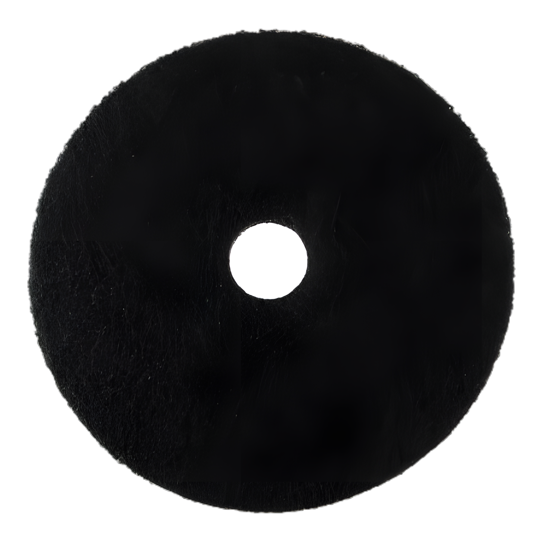 Hard Floor Stripping Pad 18 Inch Diameter Black Polyester / Nylon