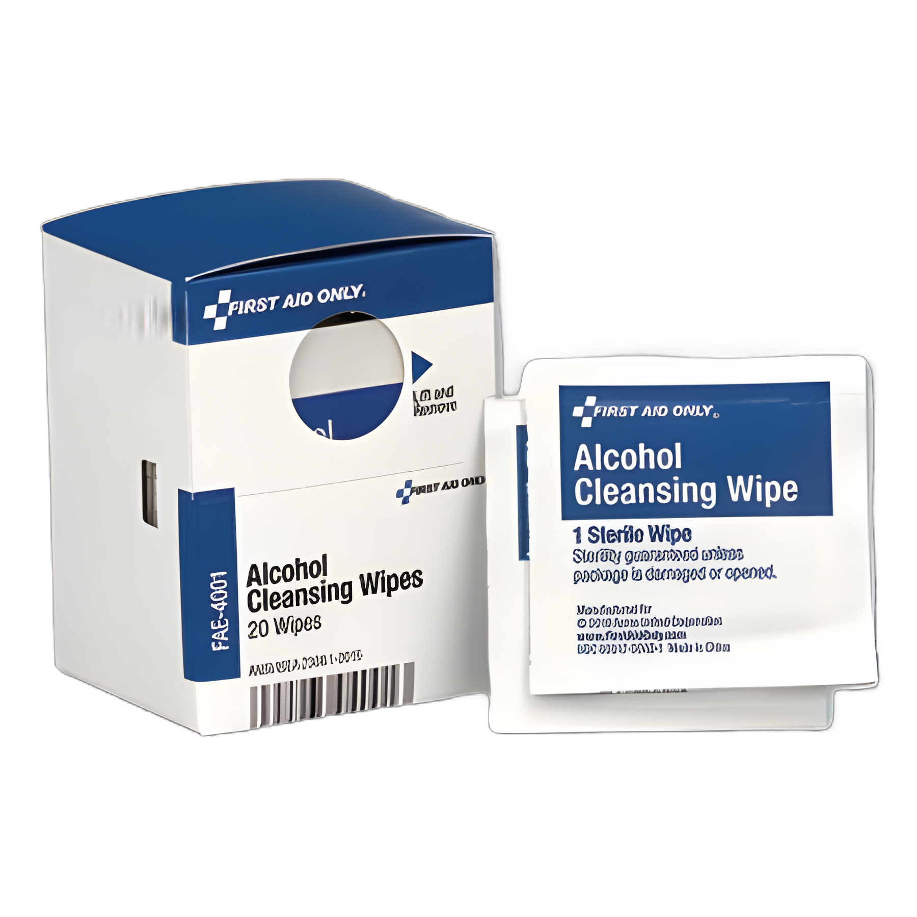 SmartCompliance Alcohol Cleansing Pads, 20/Box - First Aid Only™