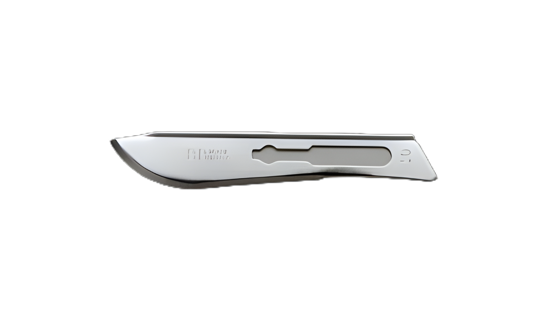 Surgical Blade Bard-Parker® SafetyLock™ Rib-Back® Carbon Steel No. 10 Sterile Disposable Individually Wrapped