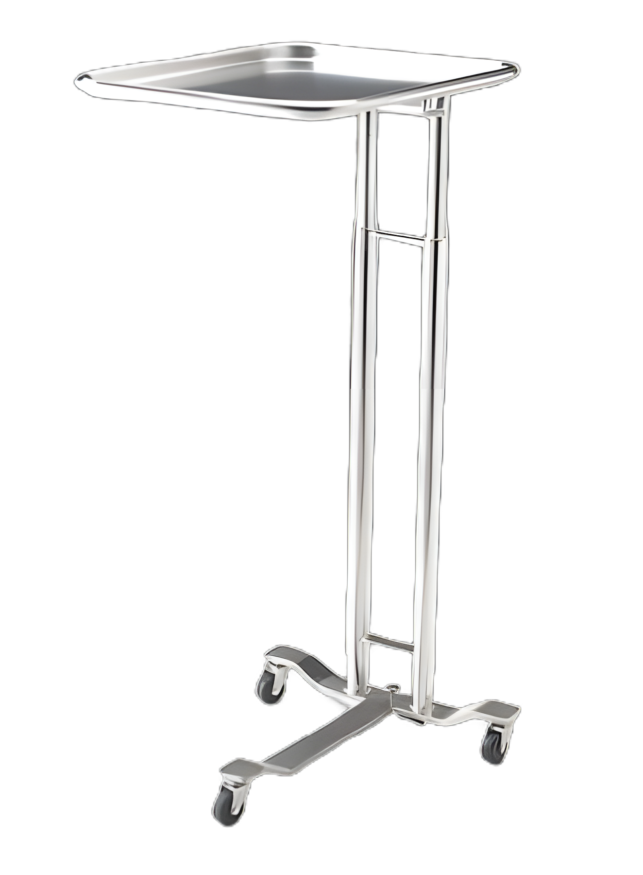 Mayo Instrument Stand Mayo Tray U-Shaped Base 36 - 62 Inch 21.25 Inch - P-1069-A-SS