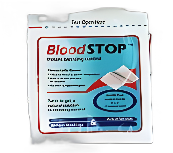 Hemostatic Dressing BloodSTOP® 2 X 2 Inch 1 per Pack Sterile