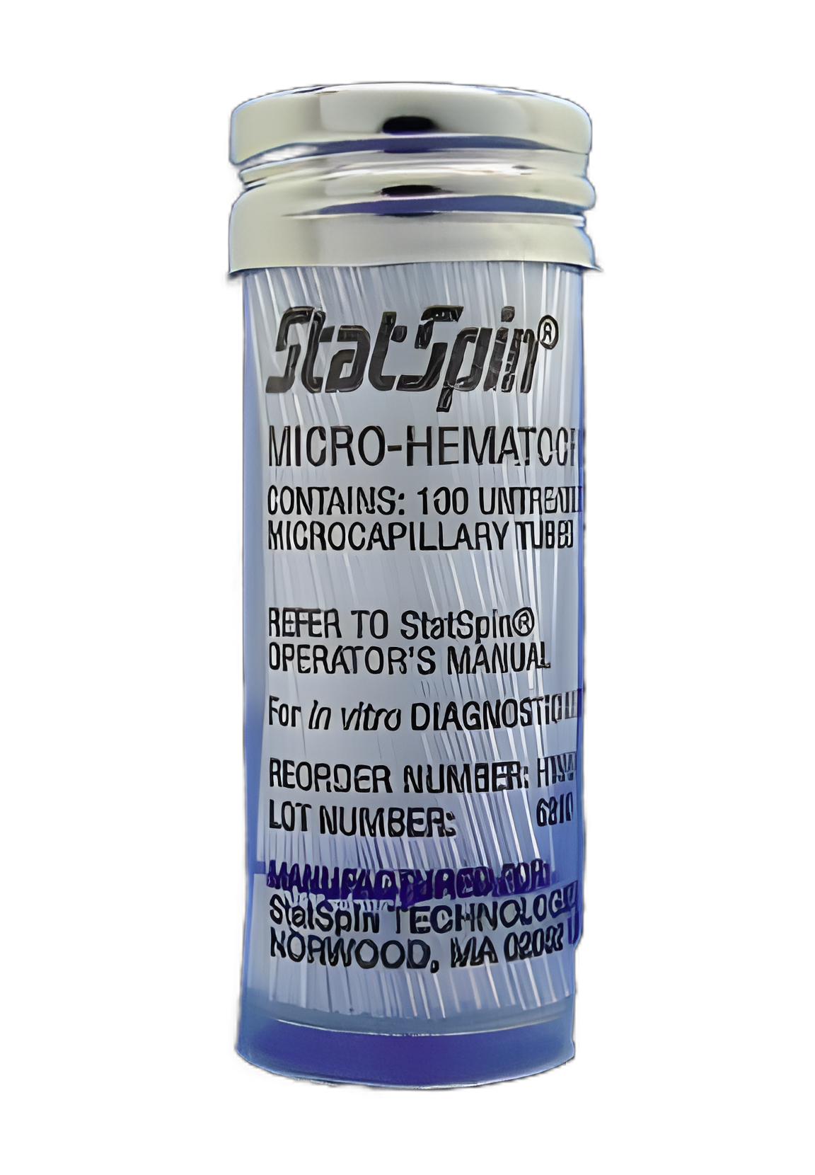 StatSpin® Capillary Blood Collection Tube Plain 9 µL Without Closure Glass Tube