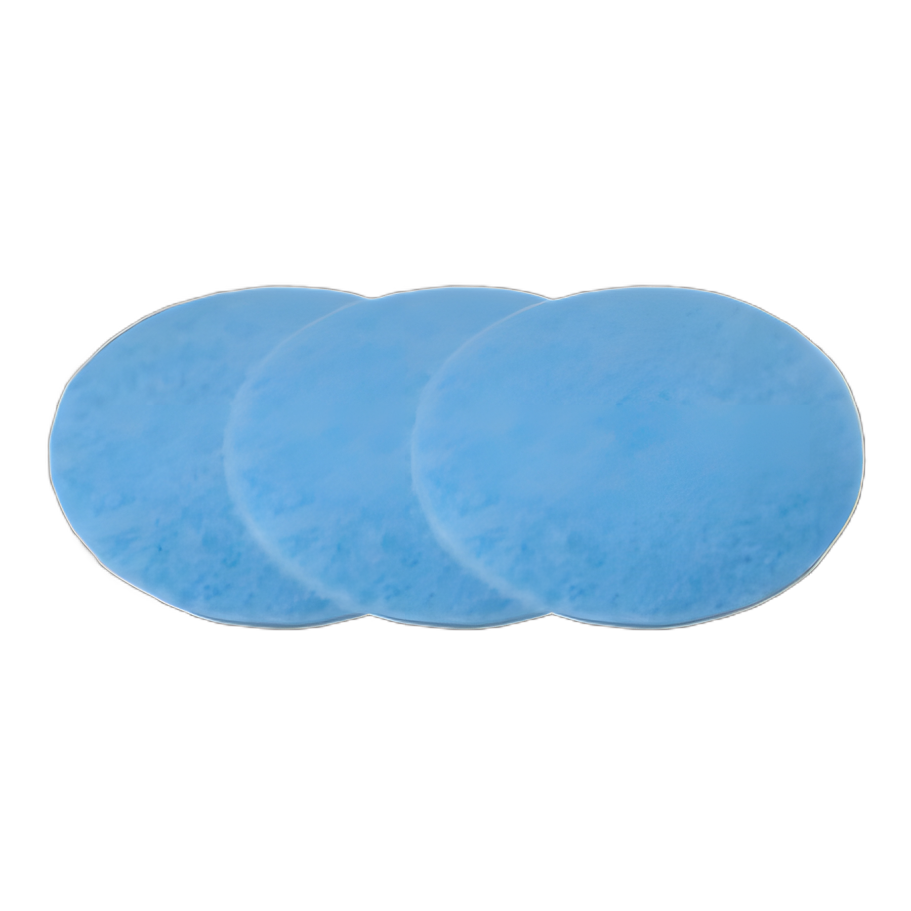 Hard Floor Burnishing Pad Performance Plus™ 20 Inch Diameter Light Blue Polyester / Natural Hair FIber