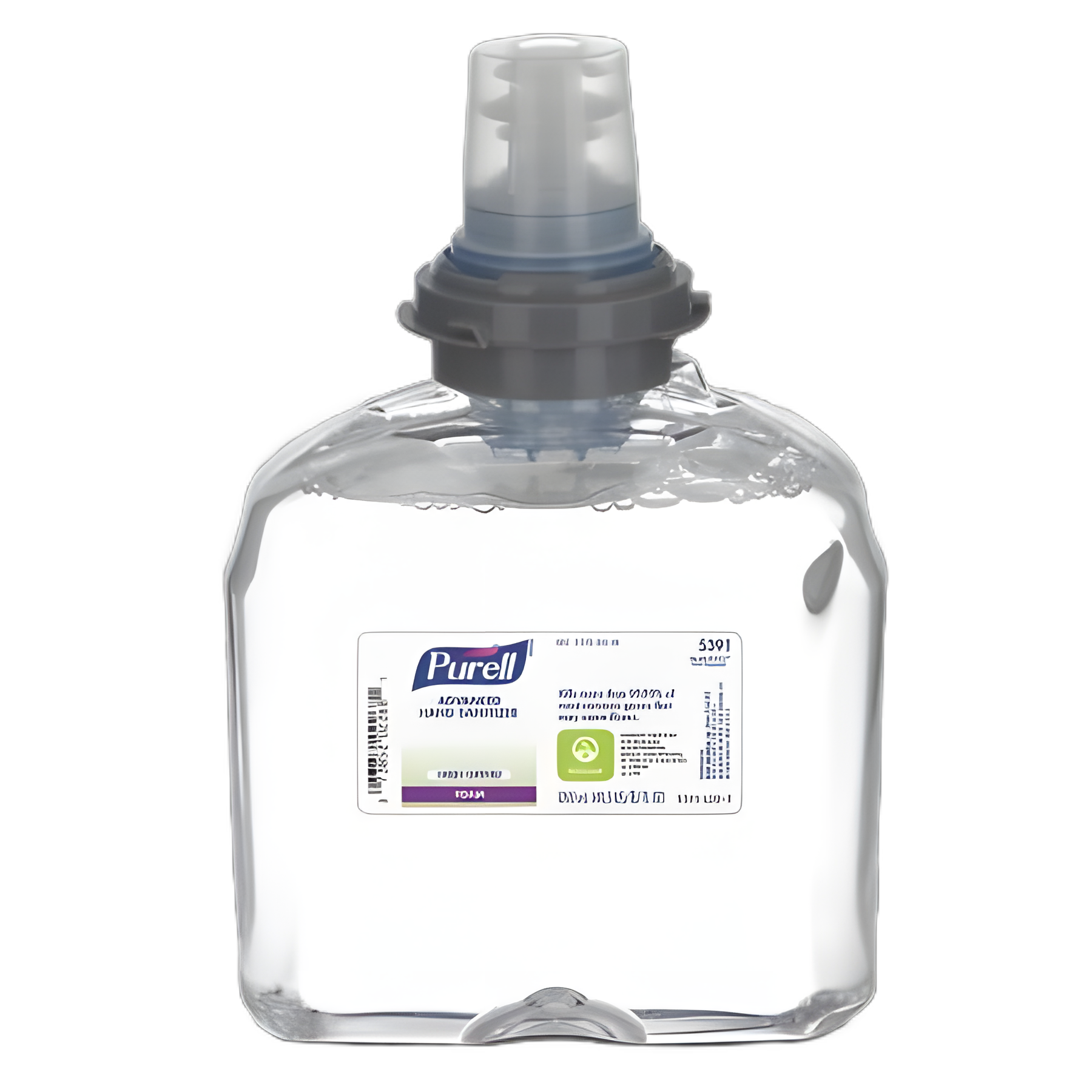 Hand Sanitizer Purell® Advanced 1,200 mL Ethyl Alcohol Foaming Dispenser Refill Bottle - 5391-02