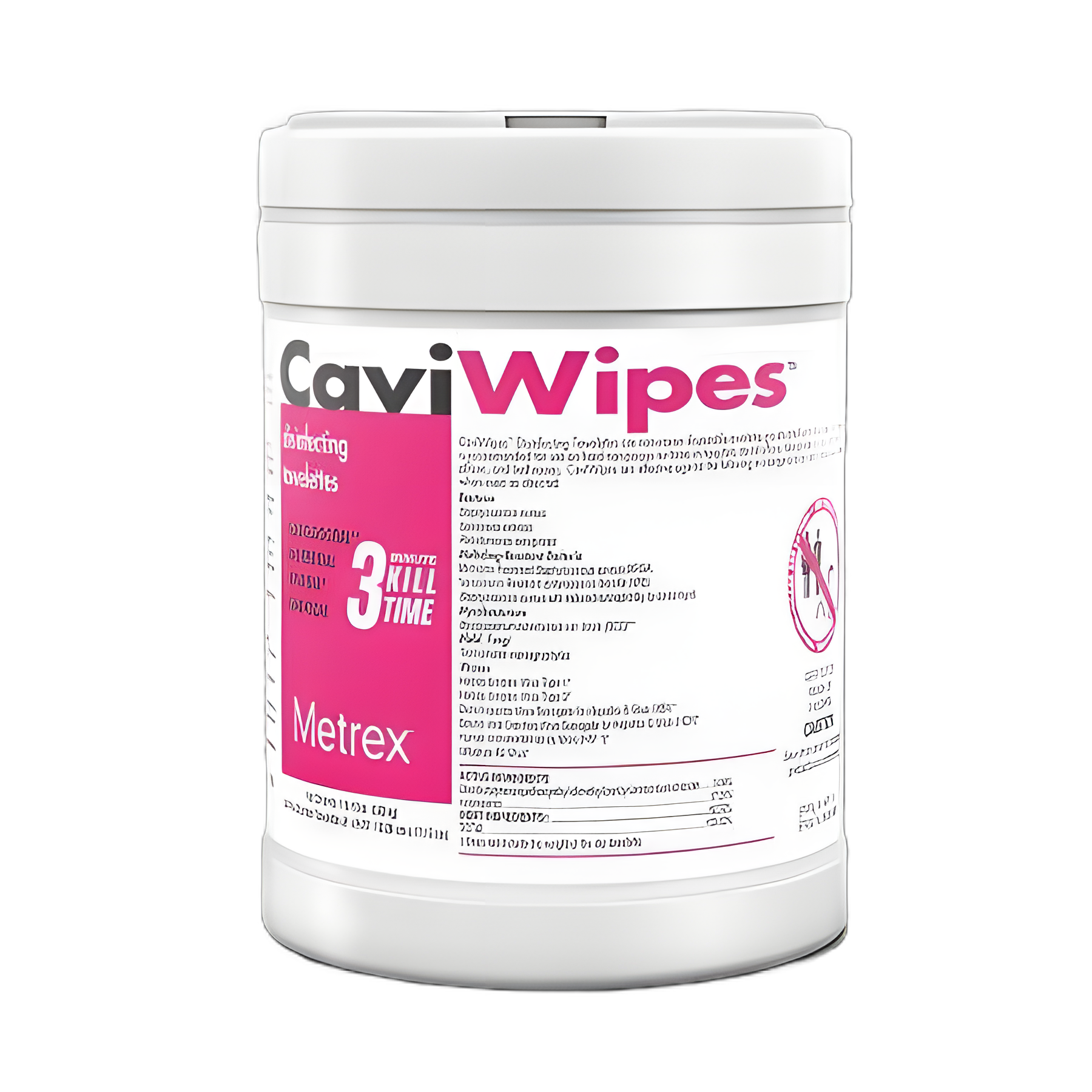 CaviWipes™ Surface Disinfectant Premoistened Alcohol Based Manual Pull Wipe 160 Count Canister Alcohol Scent NonSterile