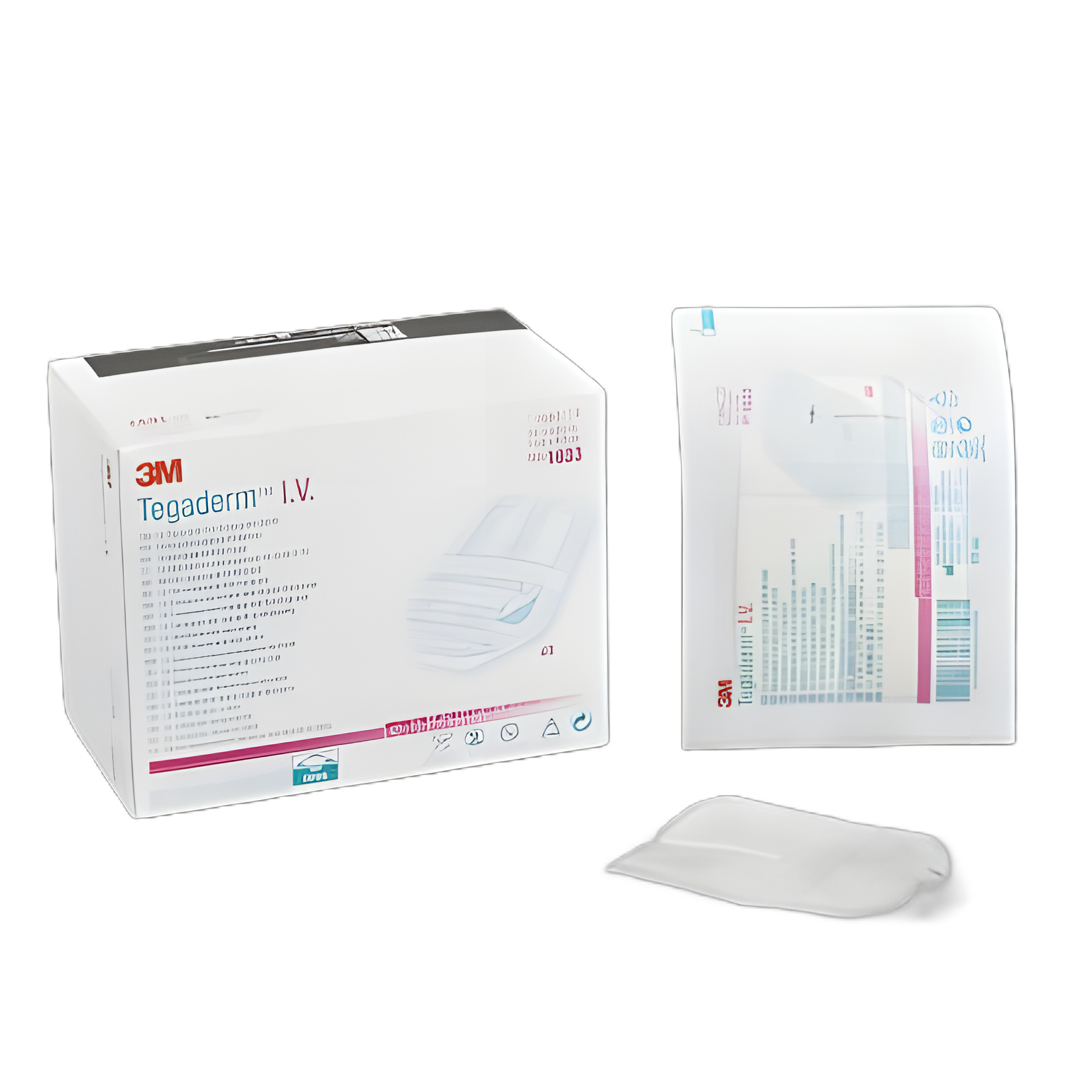 I.V. Dressing 3M™ Tegaderm™ Adhesive / Film 2-3/4 X 3-1/4 Inch Sterile