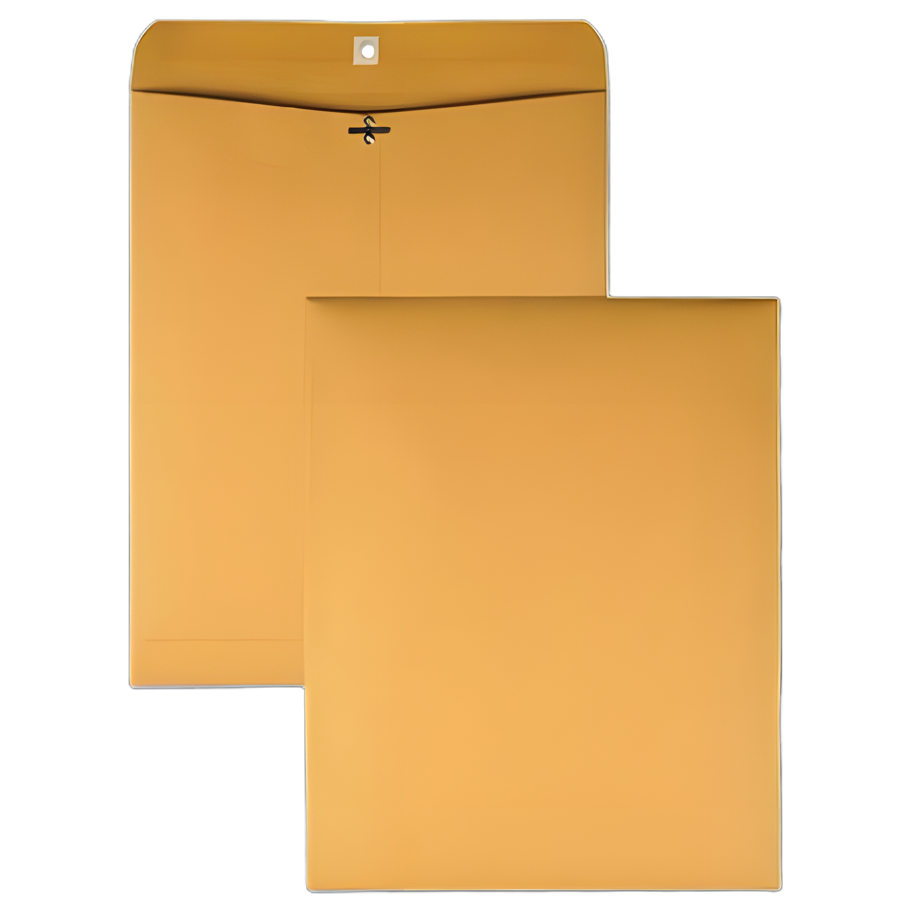 Clasp Envelope, 32 lb Bond Weight Kraft, #14 1/2, Square Flap, Clasp/Gummed Closure, 11.5 x 14.5, Brown Kraft, 100/Box