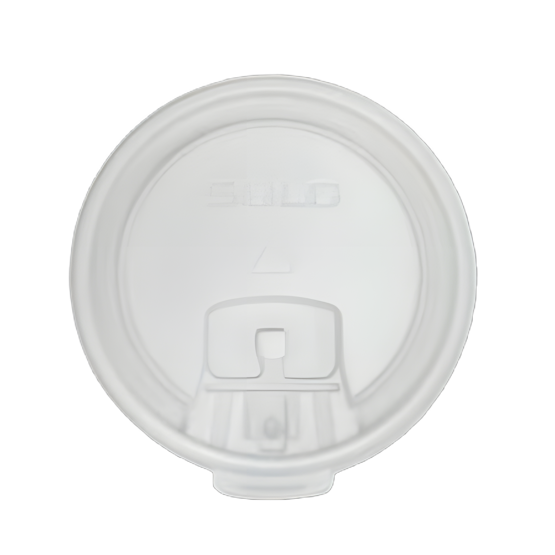 Lid Solo® White, Polystyrene, 3.4 Inch Diameter