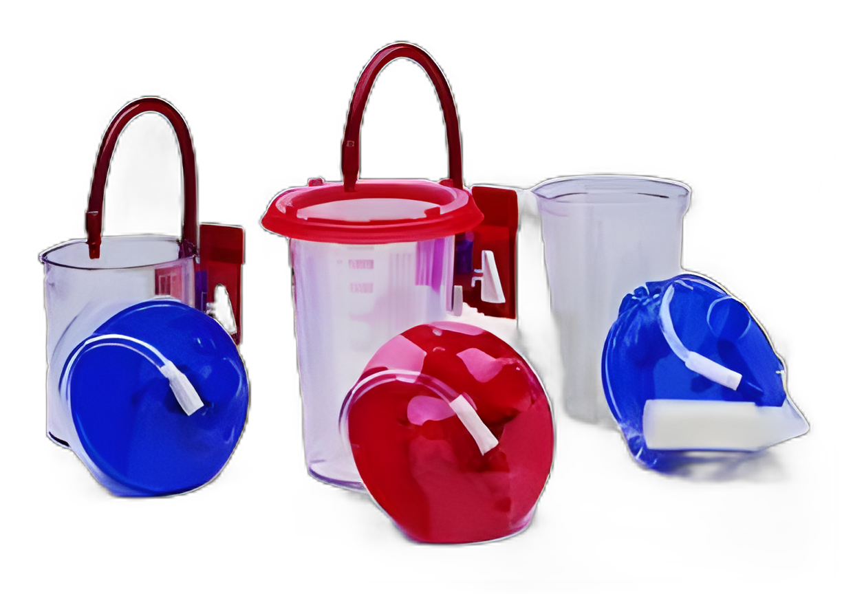 Rigid Suction Canister Kit Medi-Vac® Guardian™ 1200 mL Sealing Lid - 65651-312