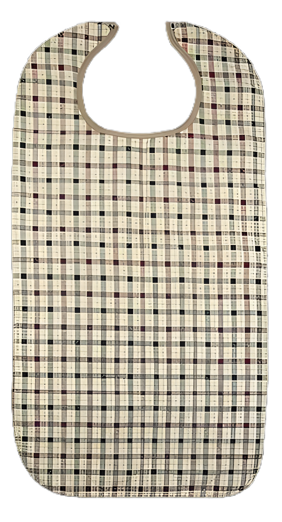 Reusable Medical Bib with Snap Closure - 55% Cotton, 45% Polyester