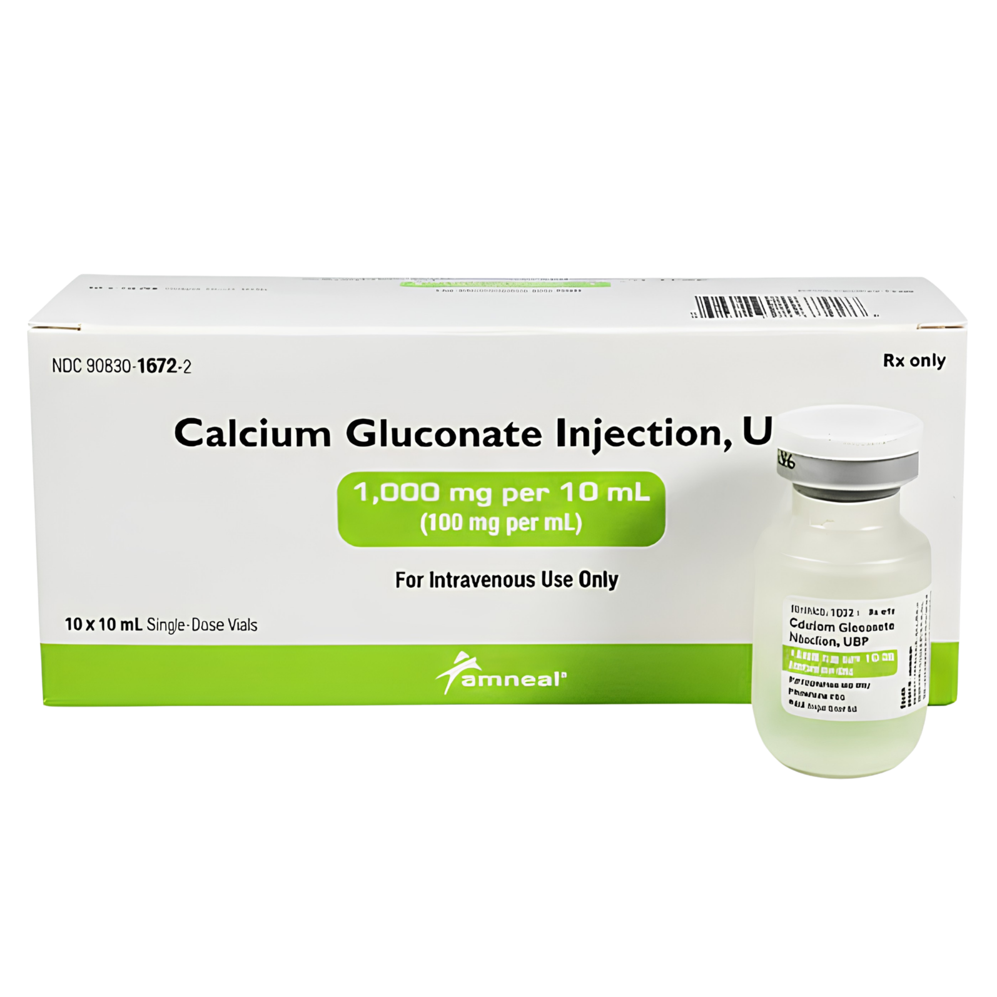 Calcium Gluconate Injection 100mg/mL SDV 10 mL