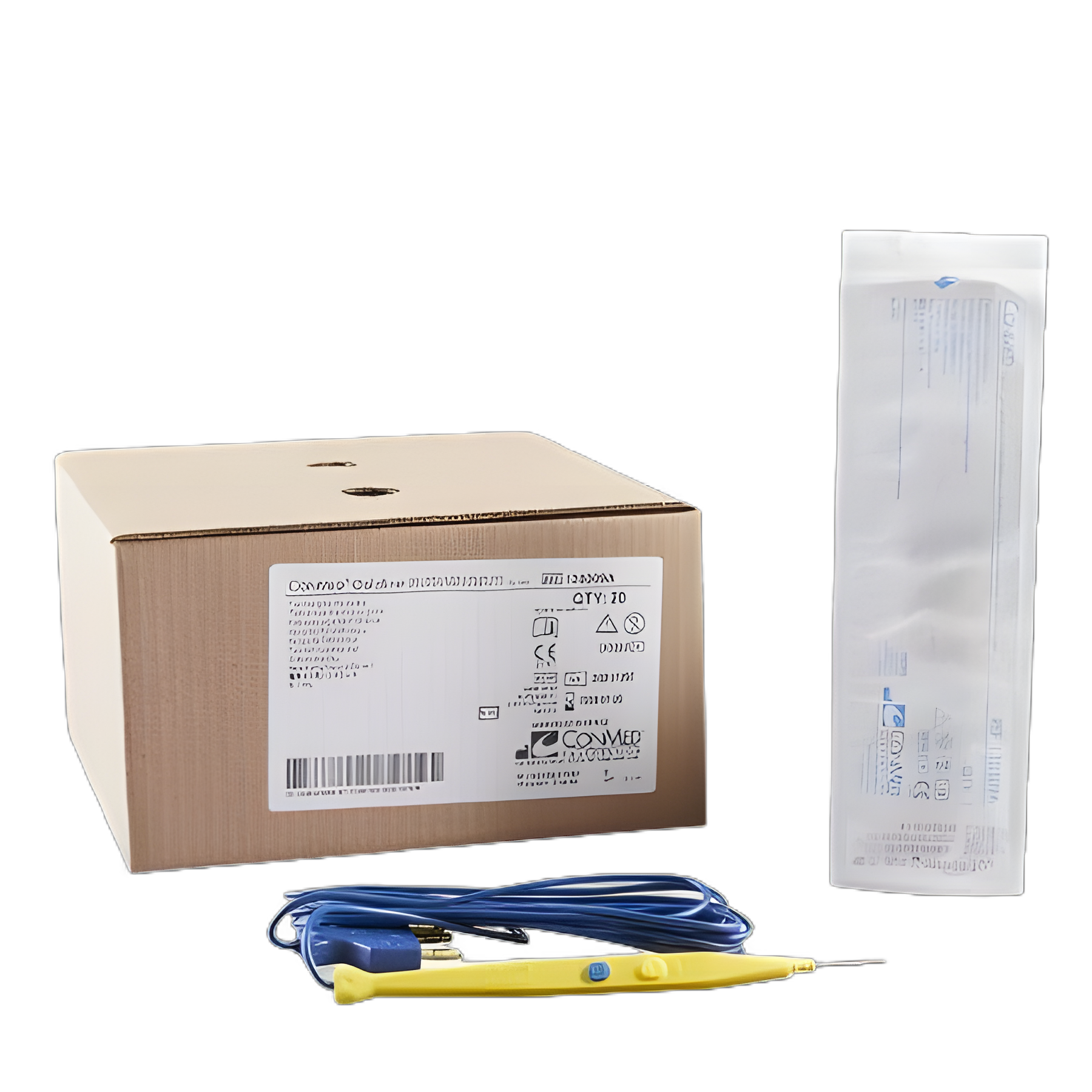 Electrosurgical Pencil Kit GoldLine® Hex-Locking 1 Inch Blade X 10 Foot Cord Blade Tip - 130309A