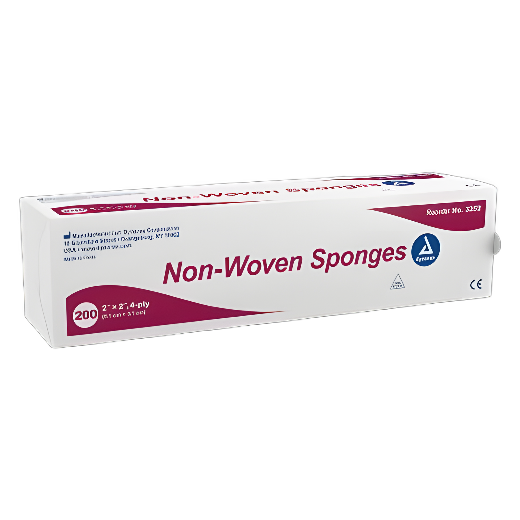 Nonwoven Sponge Dynarex® 2 X 2 Inch 200 per Pack NonSterile 4-Ply Square