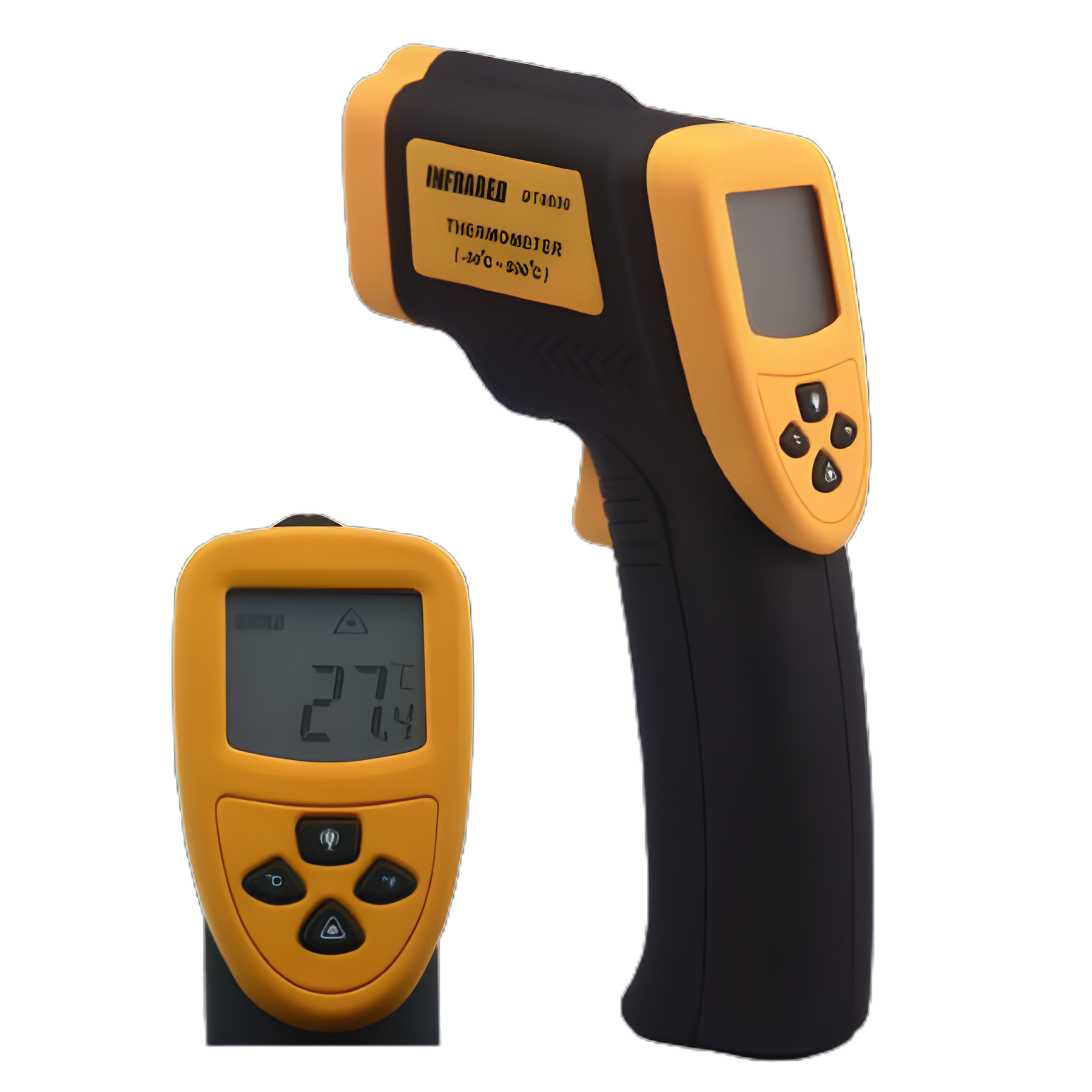 Laboratory Thermometer Fahrenheit / Celsius -58° to +986°F (-50° to +530°C) Infrared Sensor Belt Loop Case Battery Operated