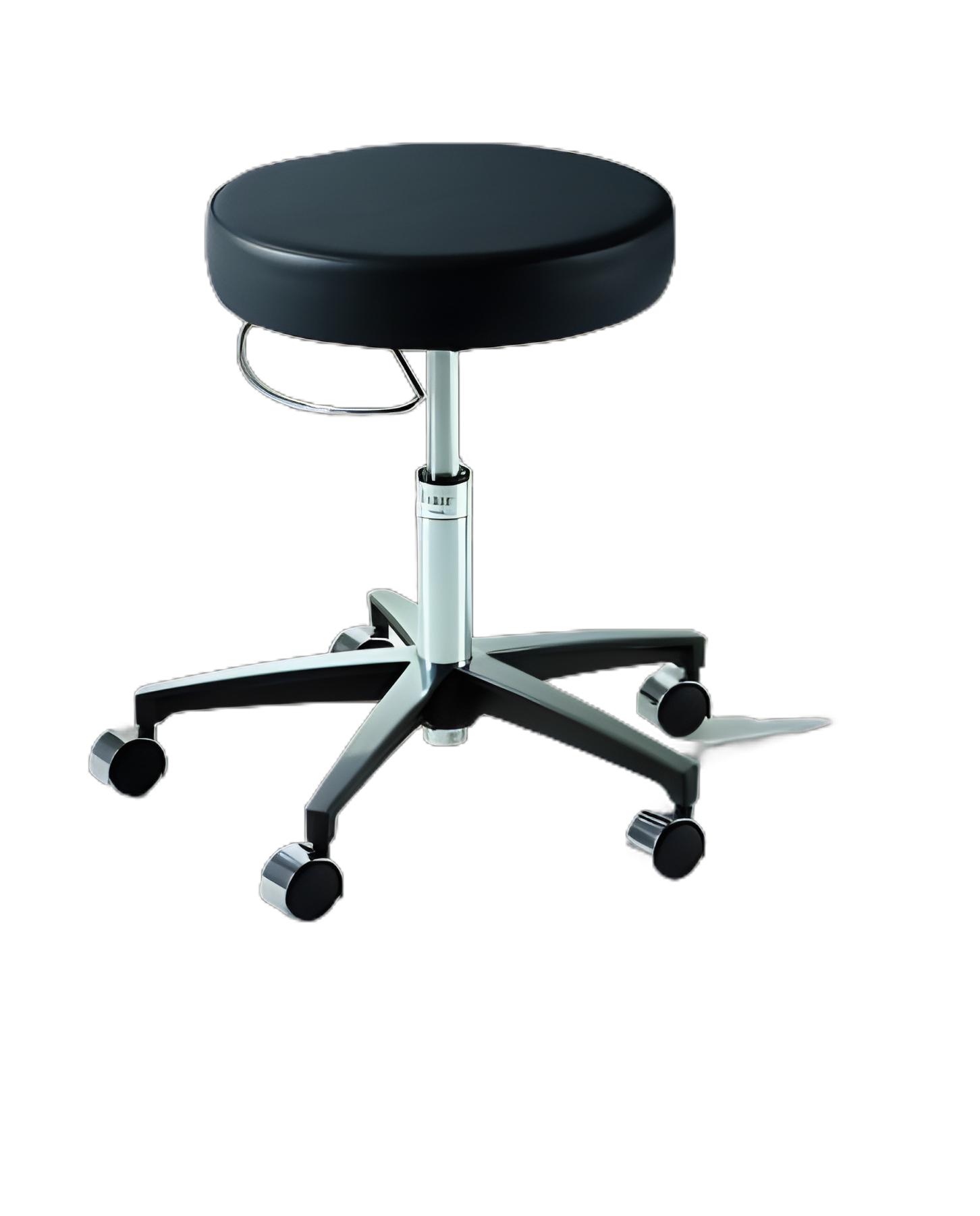 Ritter 276 Classic Series Air Lift Stool by Midmark, Pneumatic Height Adjustment, Latte - 276-001-860