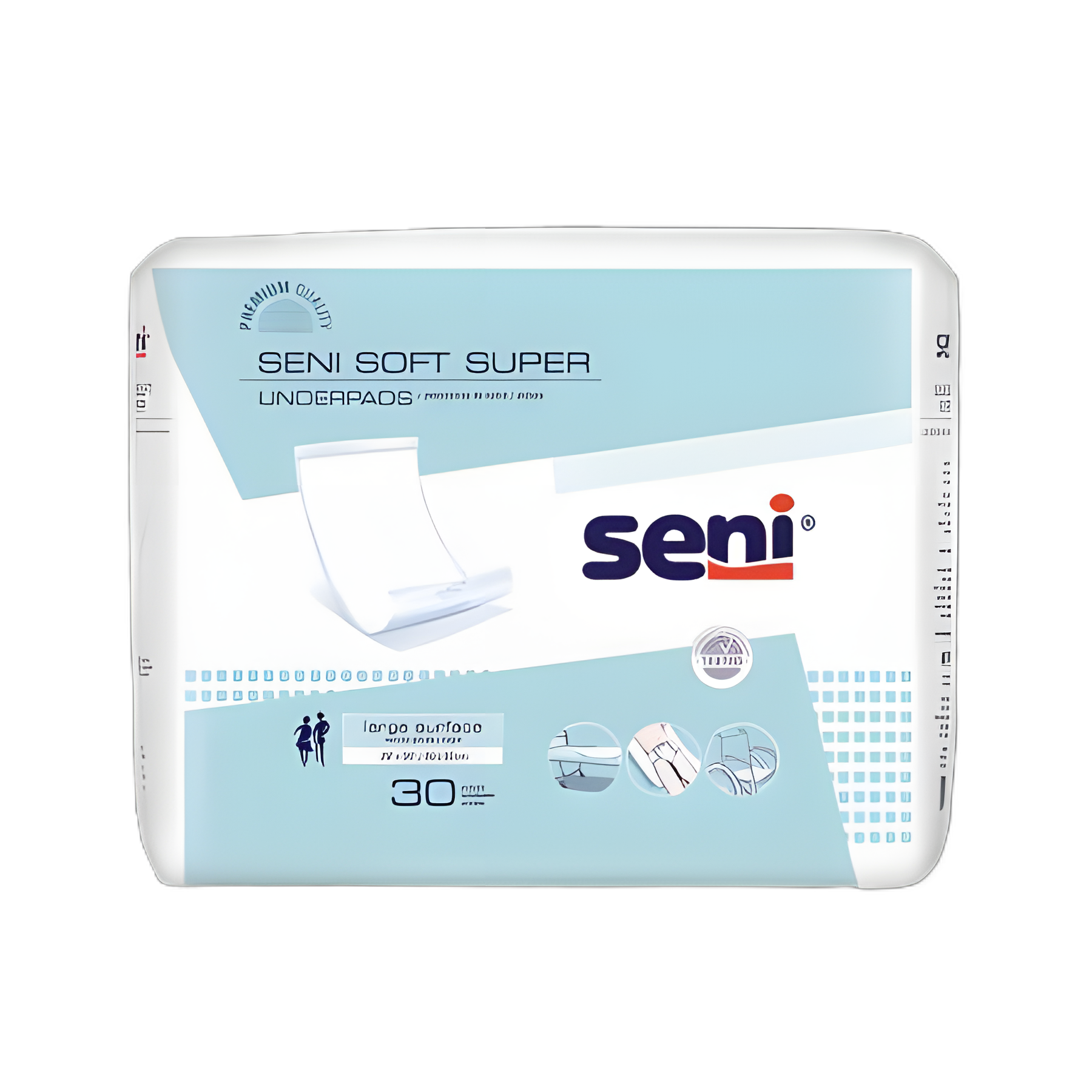 Seni Soft Super Disposable Underpad 23x35 Inch for Moderate Incontinence