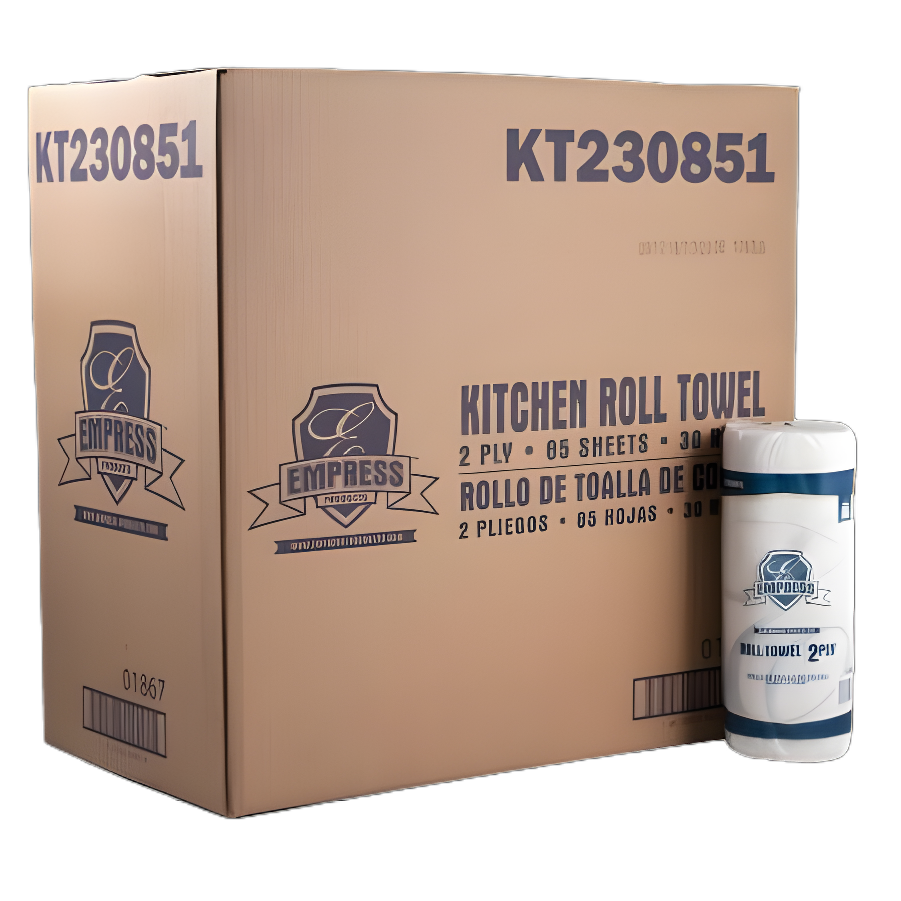 Empress™ Perforated Roll Kitchen Paper Towel for Medical Facilities, 8 X 11 Inch