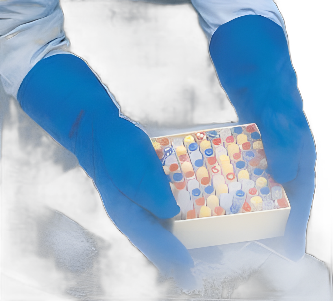 Cryogenic Glove Tempshield® Cryo-Gloves® Medium Water Resistant Material Blue 13.5 to 15.25 Inch Straight Cuff NonSterile