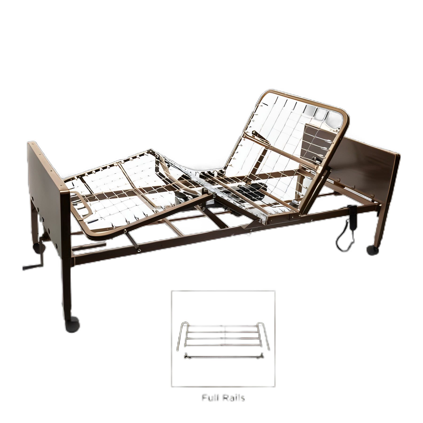 Semi-Electric Bed Altera Semi-electric 80 Inch Length Adjustable 15 to 23 Inch Height Range