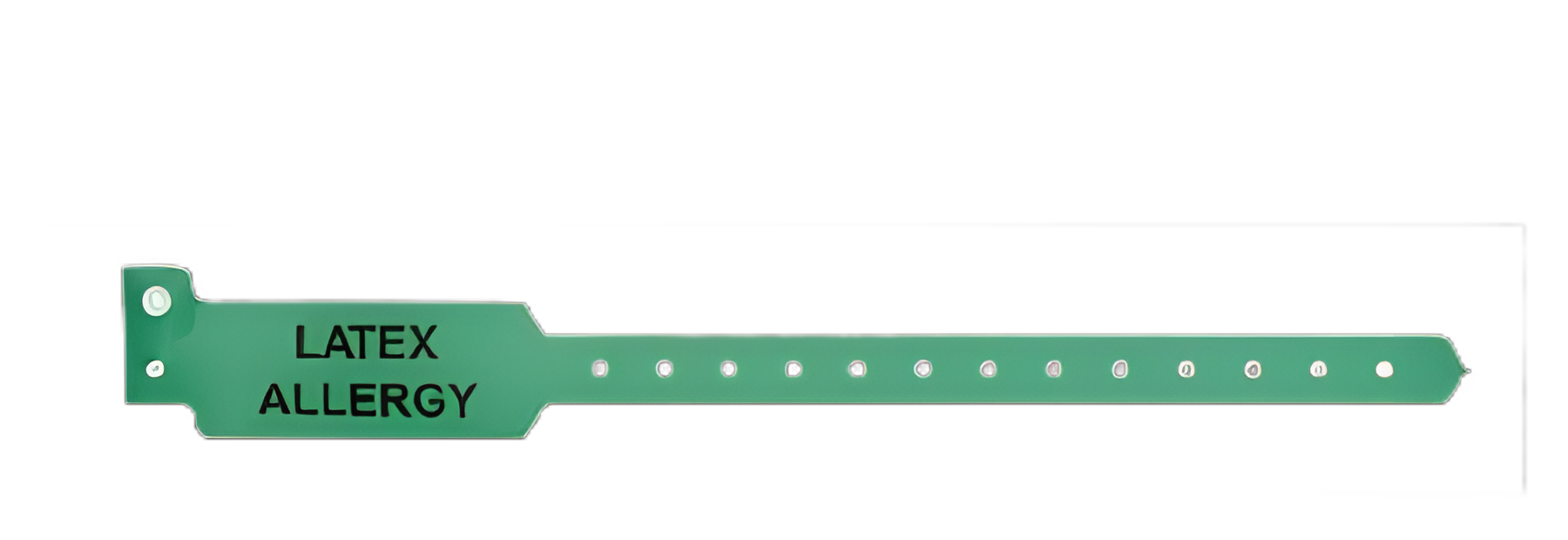 Typenex® Alert Band: Permanent Snap Latex Allergy Identification Wristband