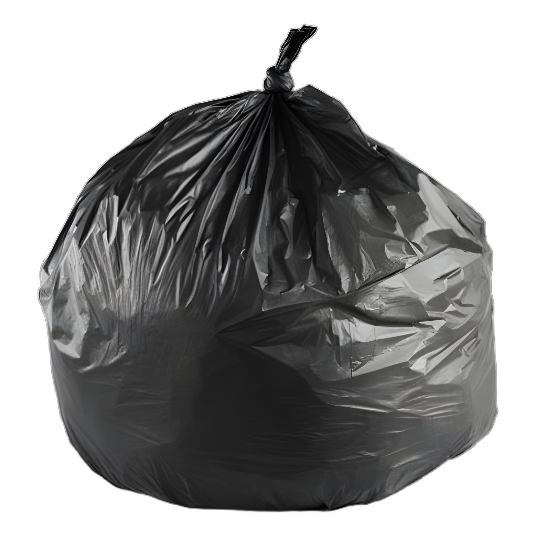 High-Density Commercial Can Liners, 16 gal, 6 mic, 24" x 33", Black, 1,000/Carton
