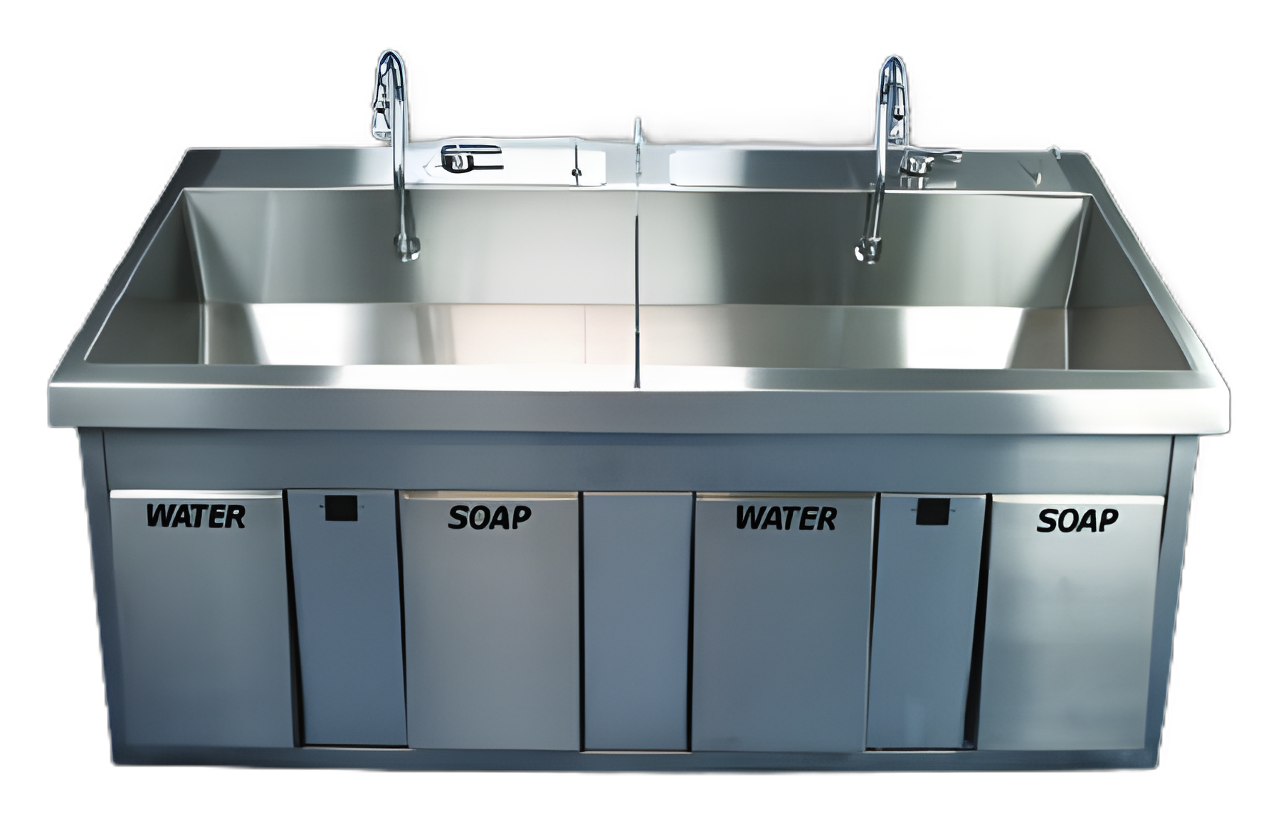 Surgical Scrub Sink Wall Mount / Free Standing Double Sink