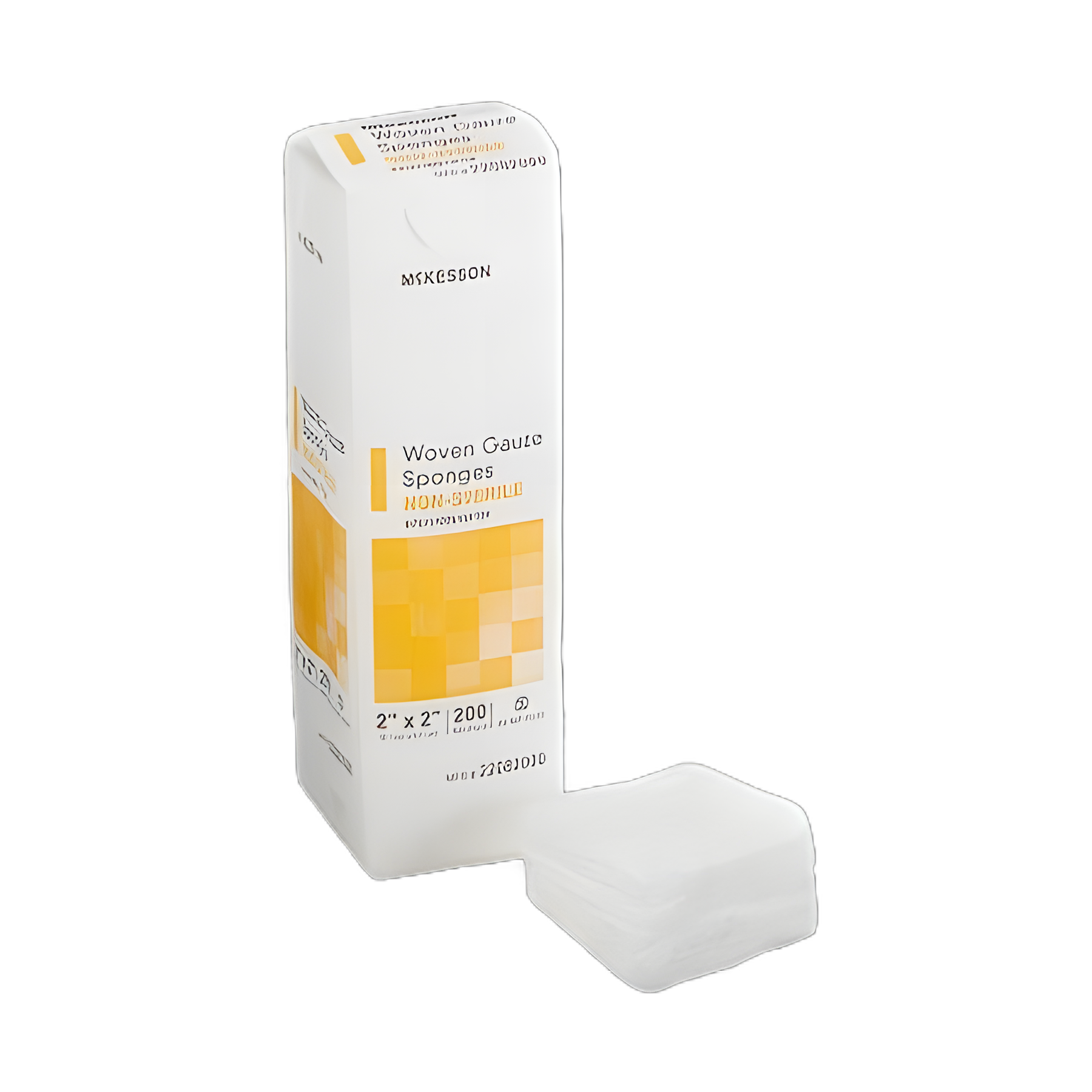 Gauze Sponge McKesson 2 X 2 Inch 200 per Pack NonSterile 8-Ply Square - 22082000