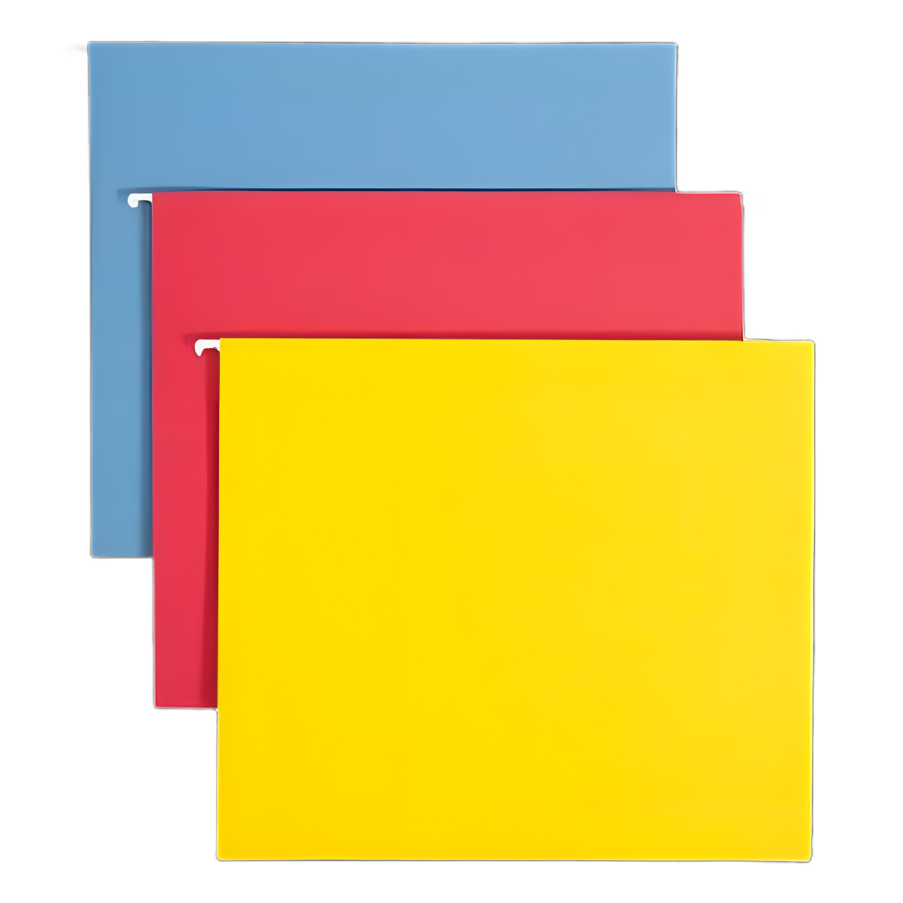 Box Bottom Hanging File Folders, 2" Capacity, Letter Size, 1/5-Cut Tabs, Assorted Colors, 25/Box