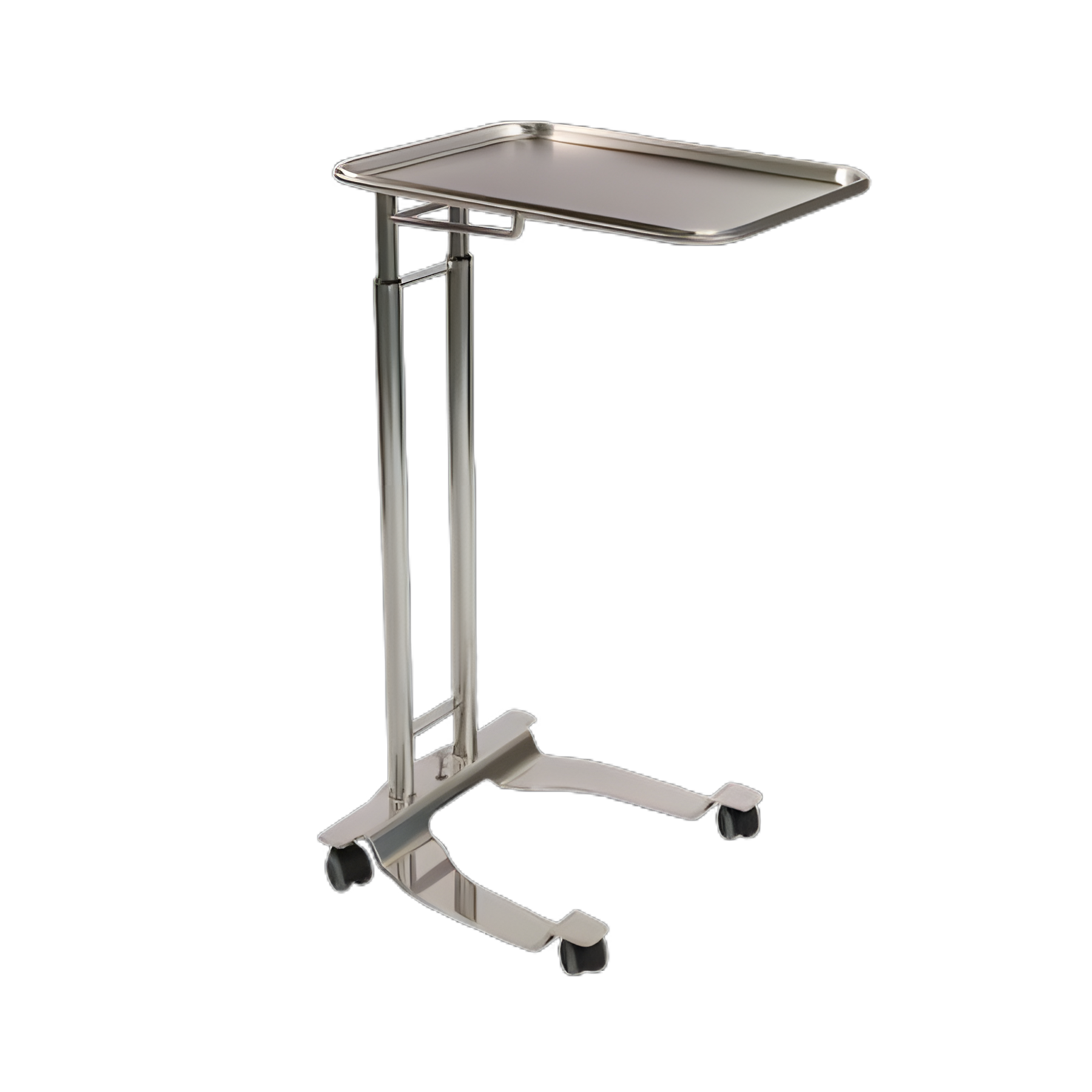 Mayo Instrument Stand Mayo Tray U-Shaped Base 36 - 62 Inch 21.25 Inch - P-1069-SS