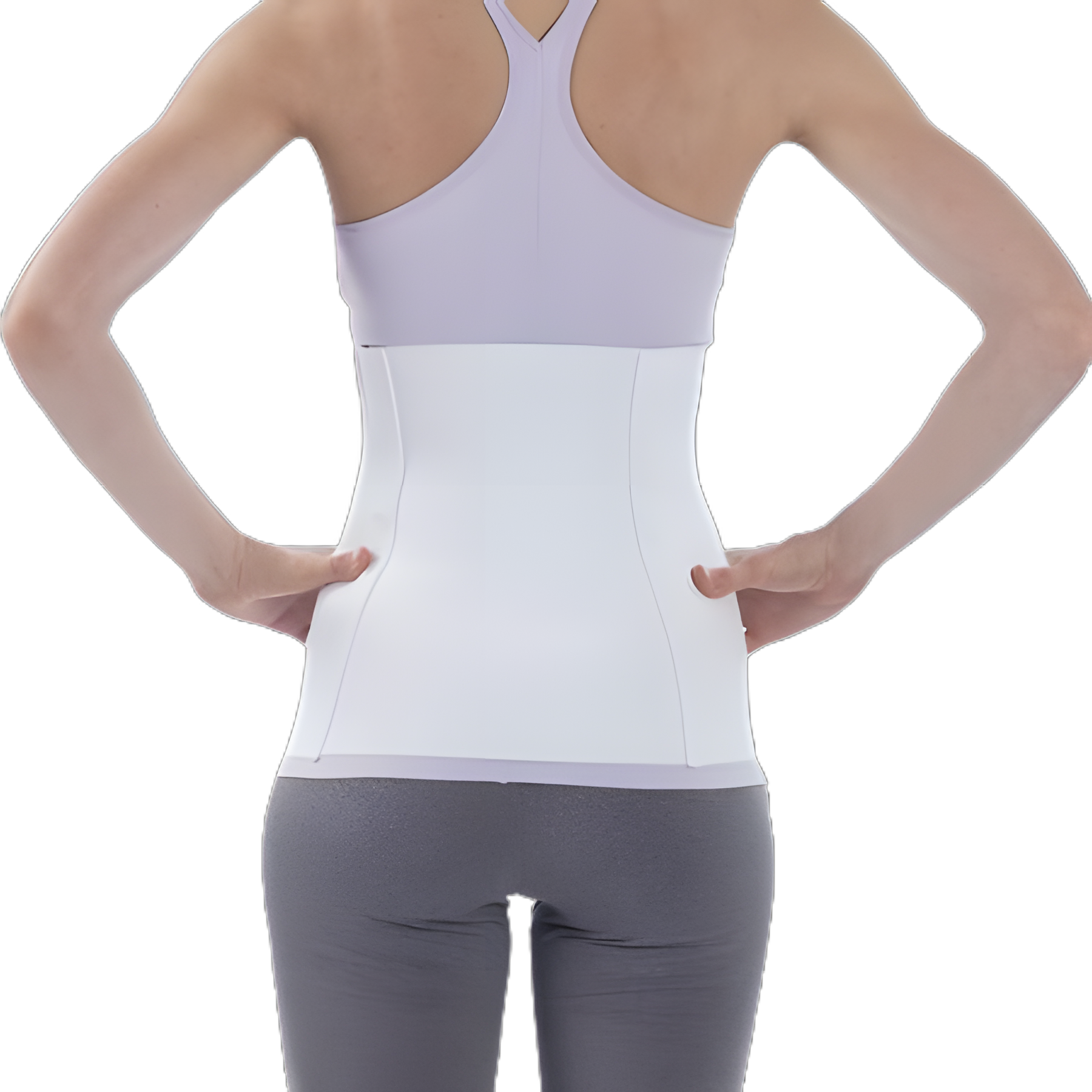 Abdominal Binder NYOrtho Tappered 2X-Large Hook and Loop Closure 48 to 54 Inch Waist Circumference 12 Inch Height Adult
