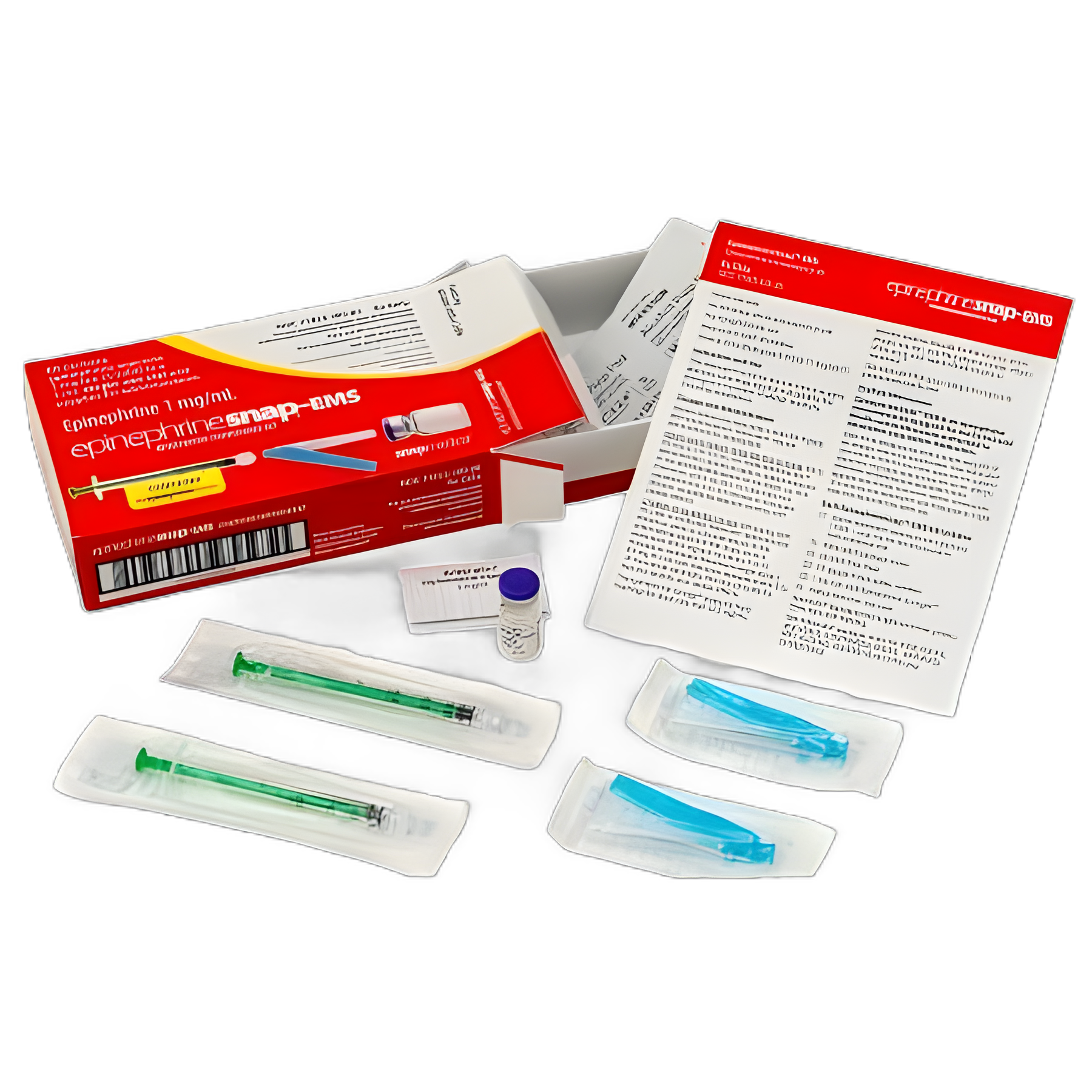 Epinephrine Snap™-EMS 1mg/mL Injection for Anaphylaxis Emergency Treatment
