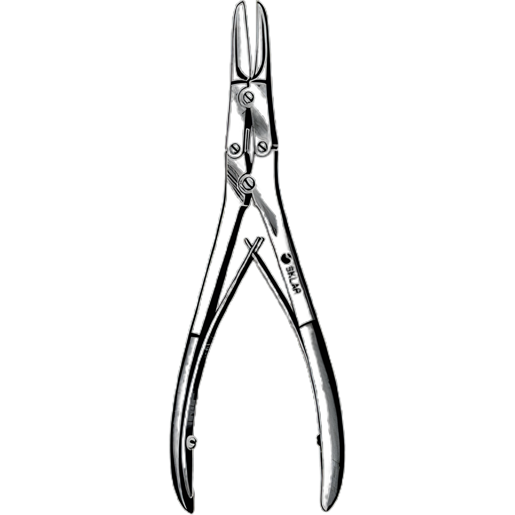 Bone Cutting Forceps Rowland 7 Inch Length Surgical Grade Stainless Steel NonSterile NonLocking Thumb Handle Straight