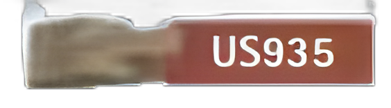 SterilContainer™ Record Keeping Snap On Tag Red 1/2 X 2-3/8 Inch - Aesculap