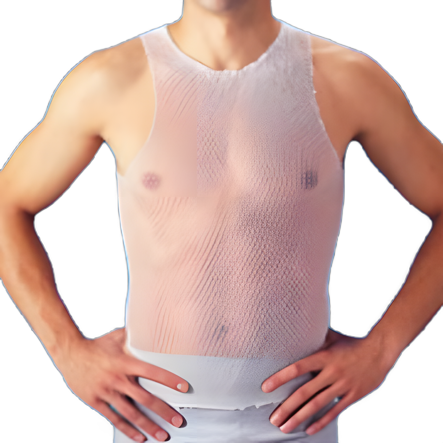 Elastic Net Retainer Dressing Surgilast® Pre-Cut Tubular / Pre-Cut Elastic One Size Fits Most White Knee / Foot / Hand / Elbow NonSterile