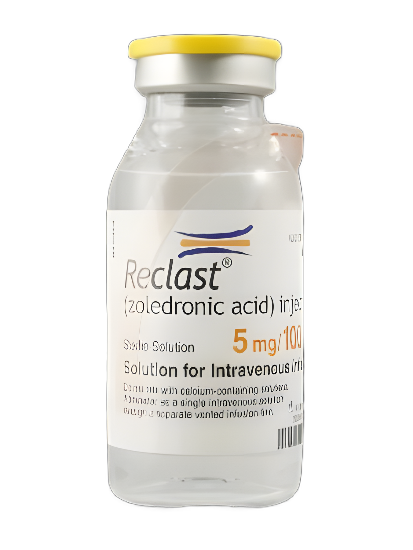 Reclast® Zoledronic Acid / Mannitol-Water 5 mg / 100 mL Injection Infusion Bottle 100 mL