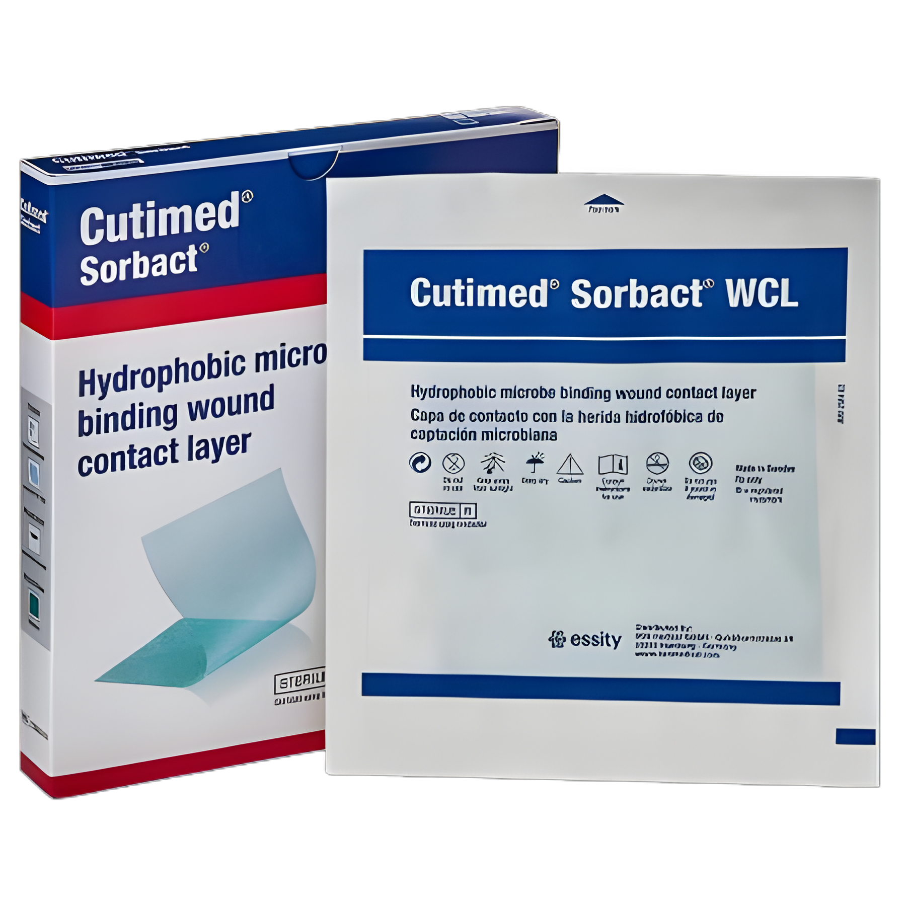 Antimicrobial Wound Contact Layer Dressing Cutimed® Sorbact® WCL 4 X 5 Inch Sterile
