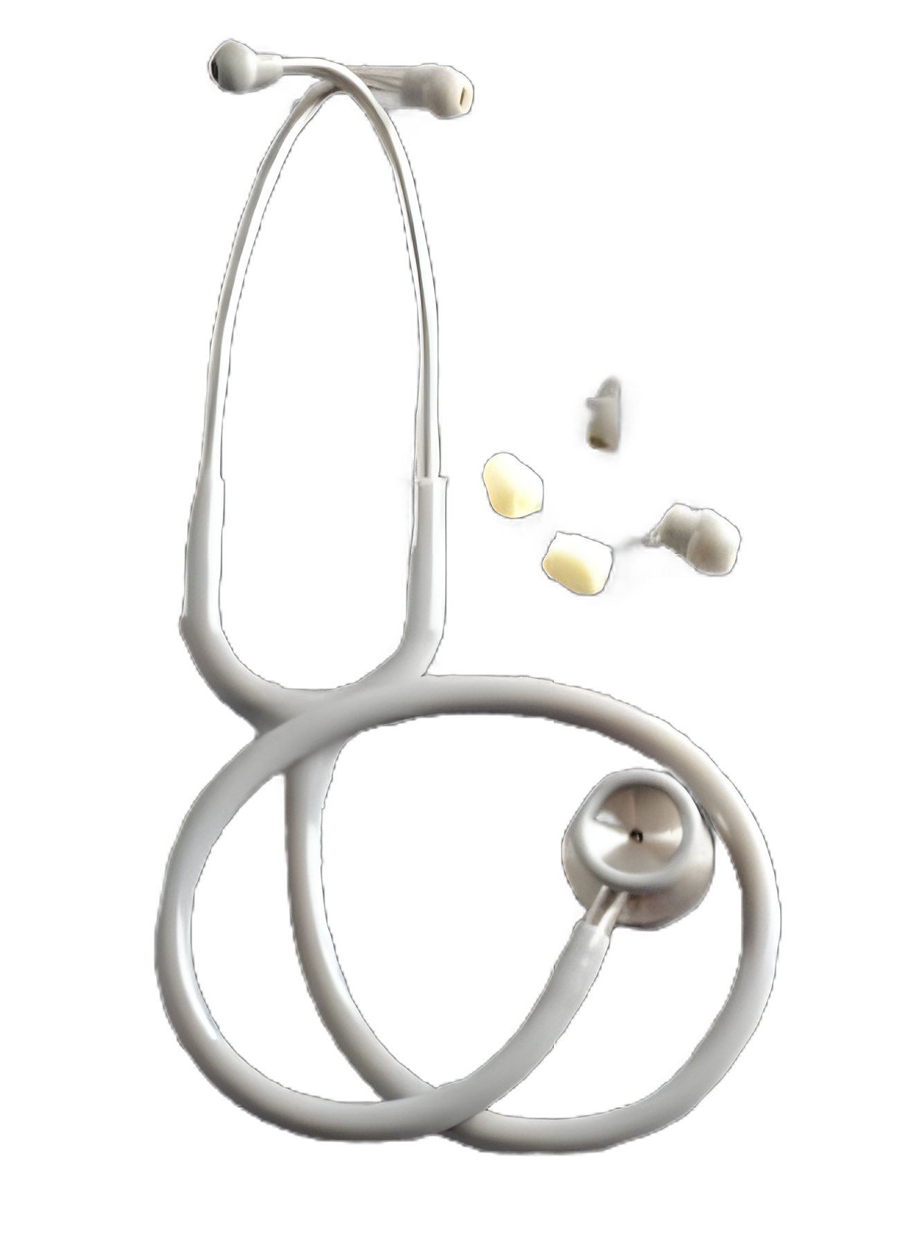 General Exam Stethoscope Gray 1-Tube 28 Inch Tube Double Sided Chestpiece