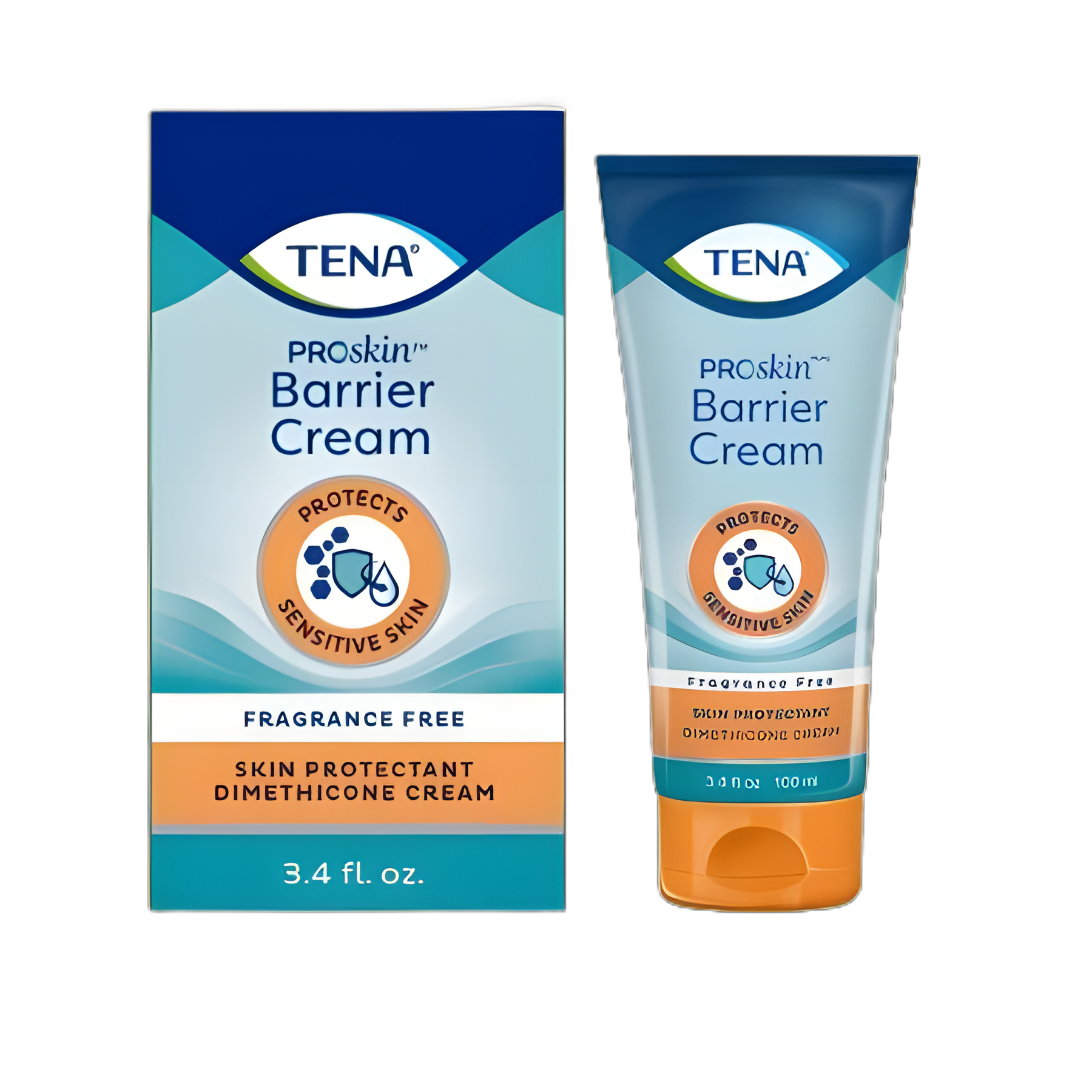 Skin Protectant Tena® Proskin™ Barrier Cream 3.4 oz. Tube Unscented Cream