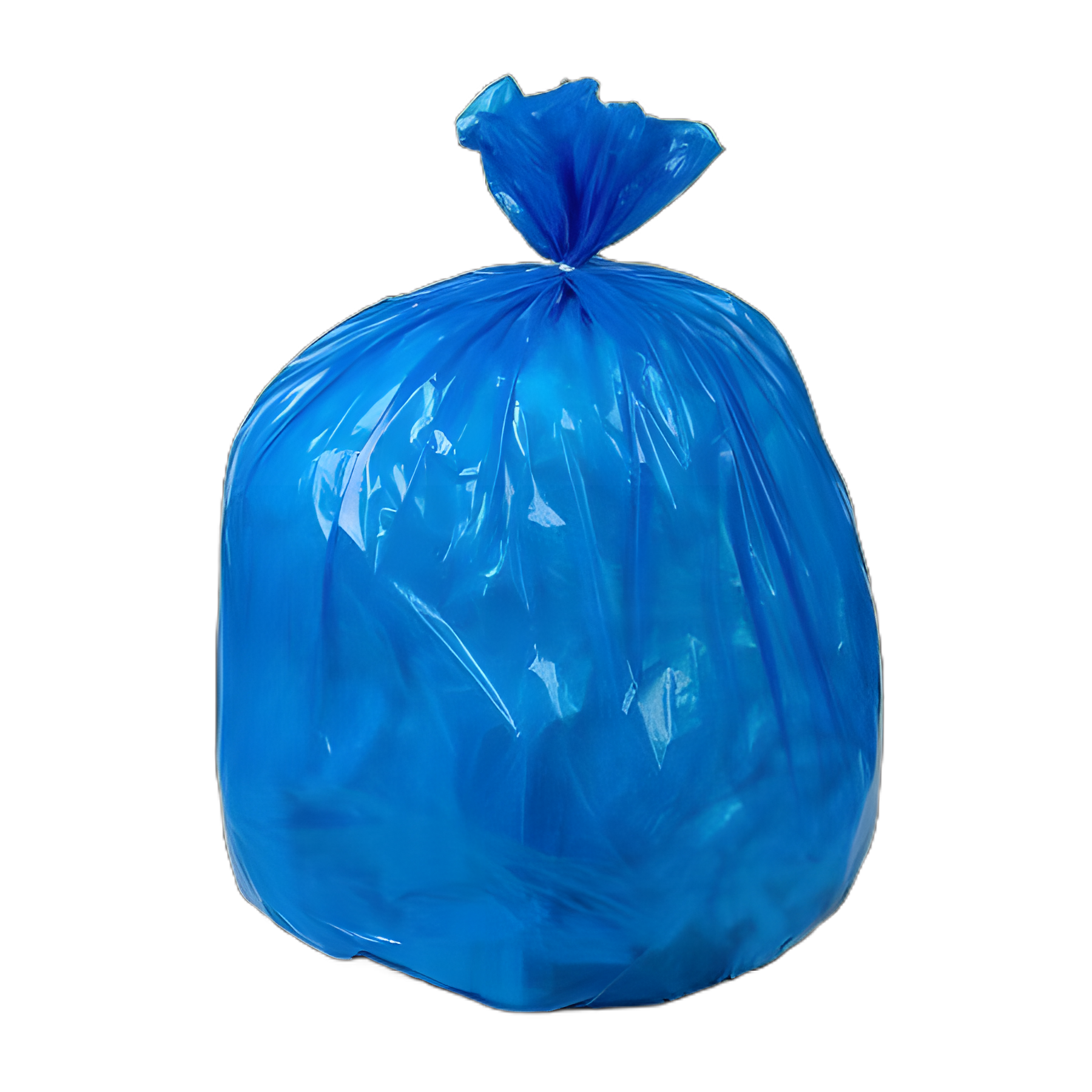 Recyclying Bag Colonial Bag 44 gal. Blue LLDPE 1.3 mil 38 X 48 Inch X-Seal Bottom Coreless Roll