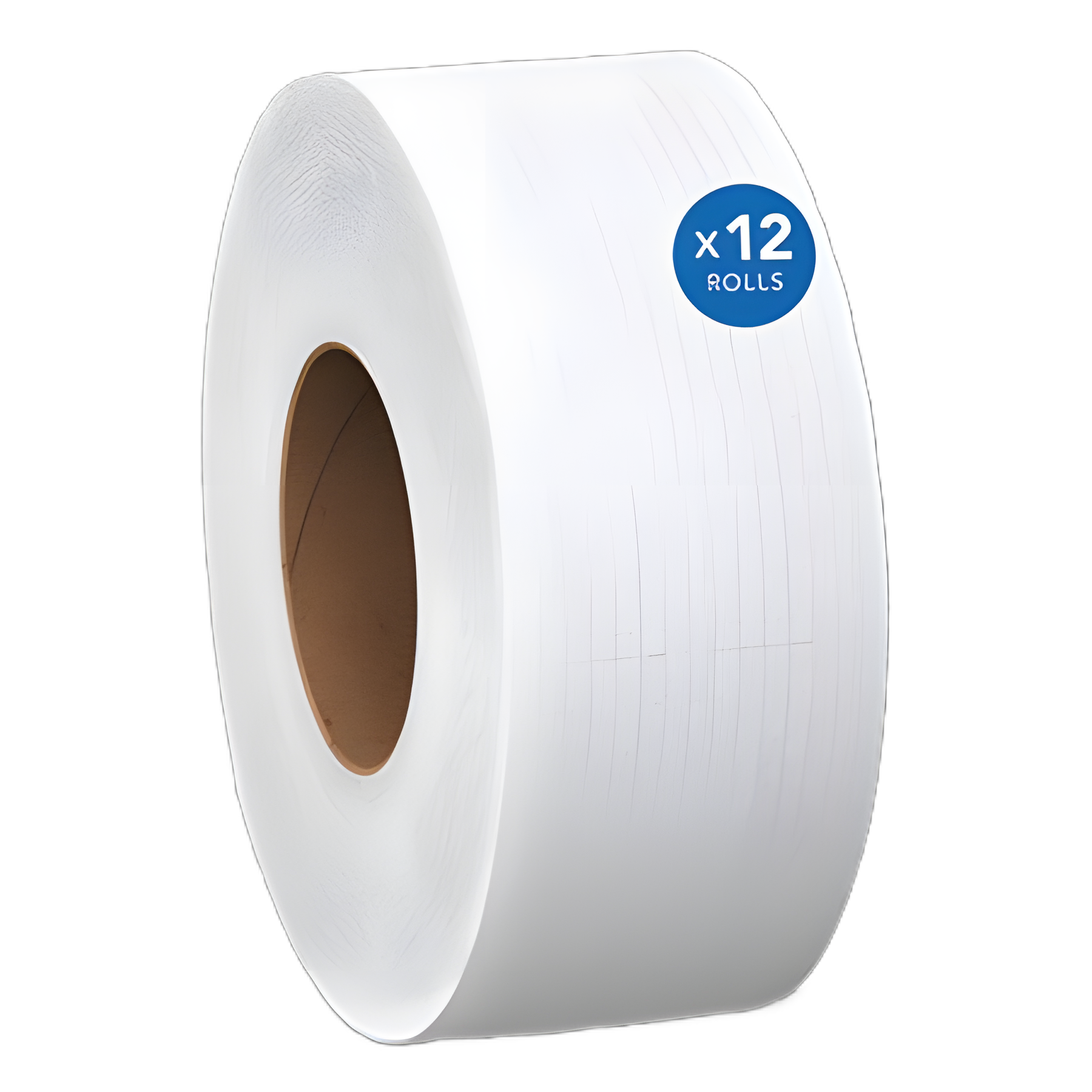 Essential JRT Jumbo Roll Bathroom Tissue, Septic Safe, 2-Ply, White, 3.55" x 1,000 ft, 12 Rolls/Carton