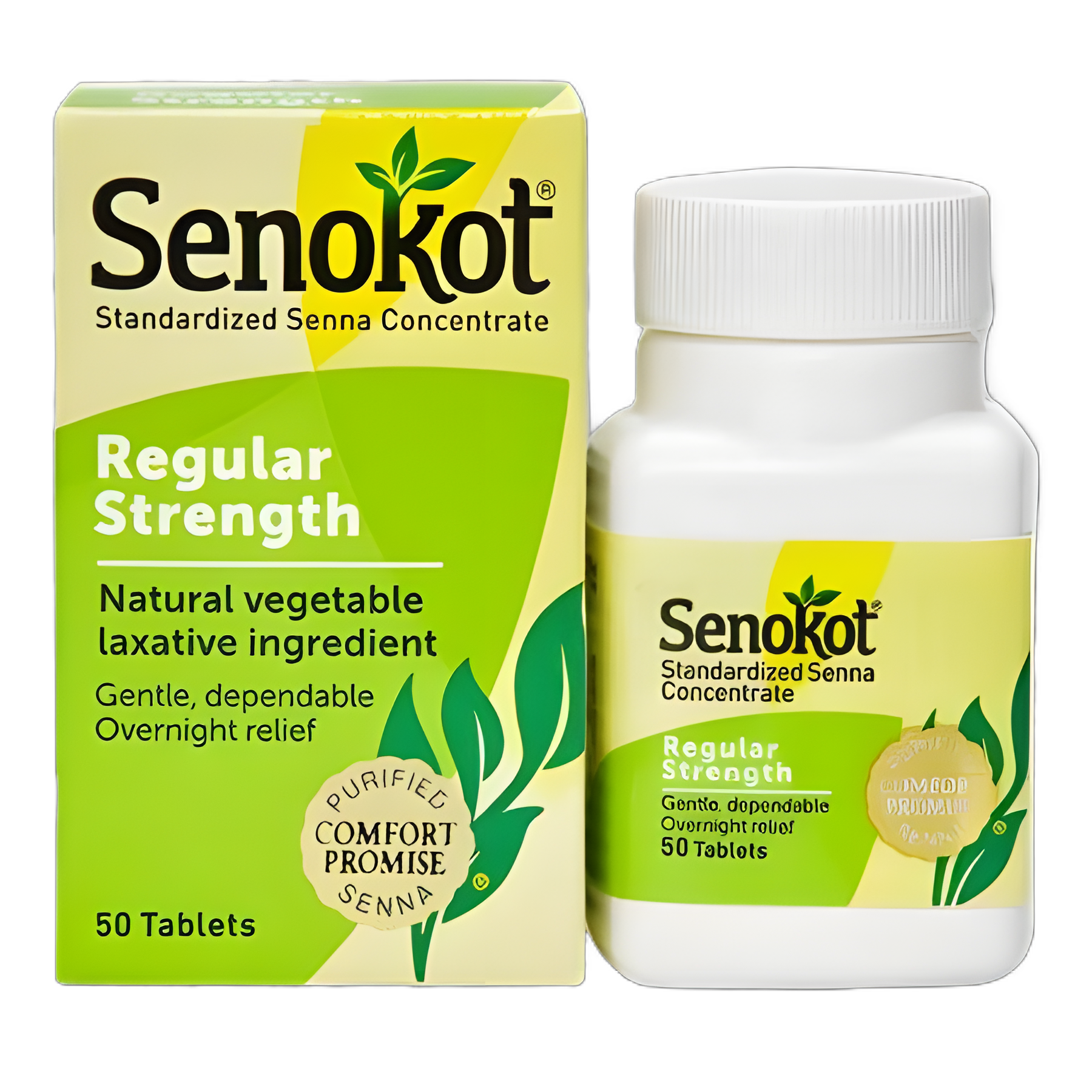 Laxative Senokot® Tablet 50 per Bottle 8.6 mg Strength Sennosides