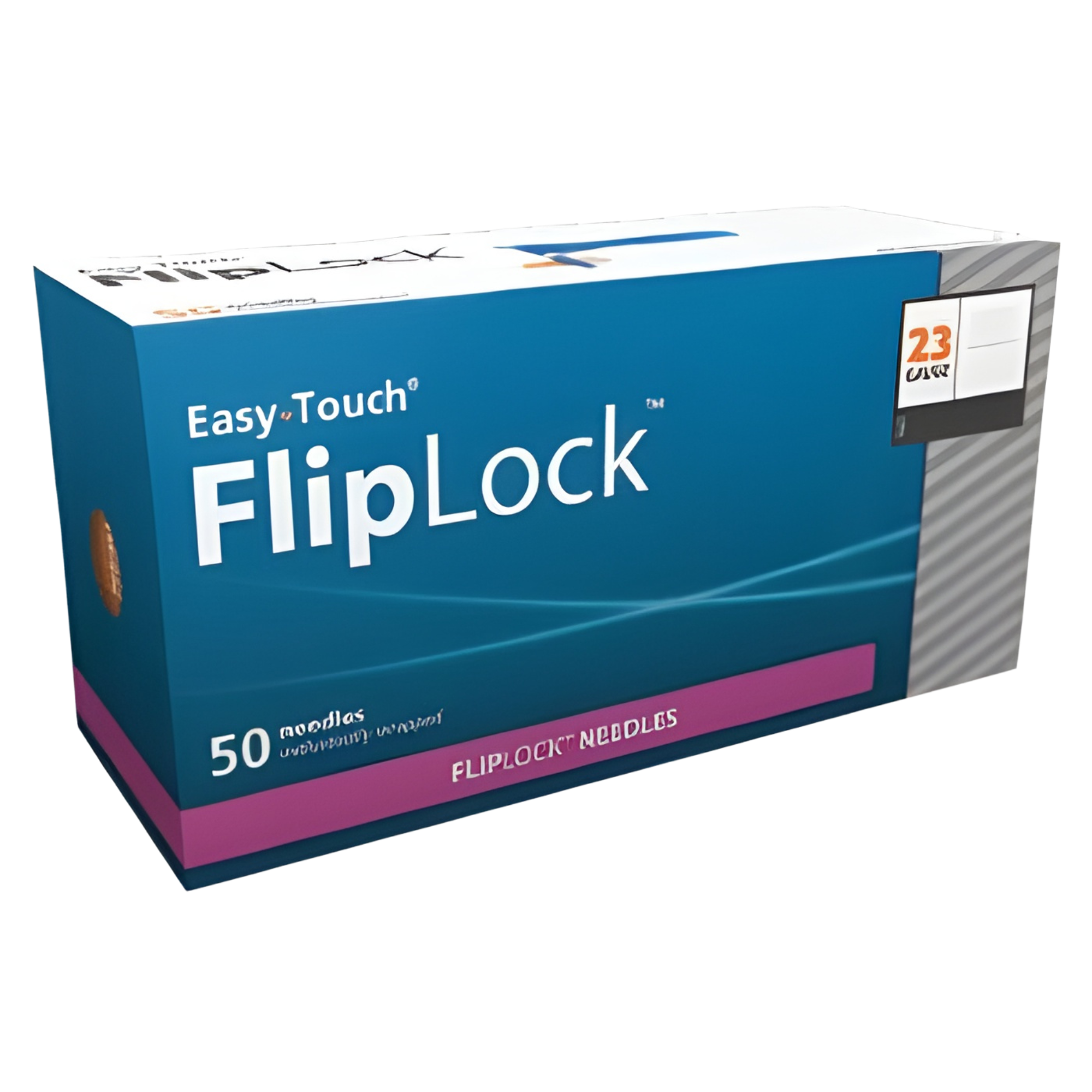 EasyTouch® FlipLock™ 23G x 1  Inch Safety Needle