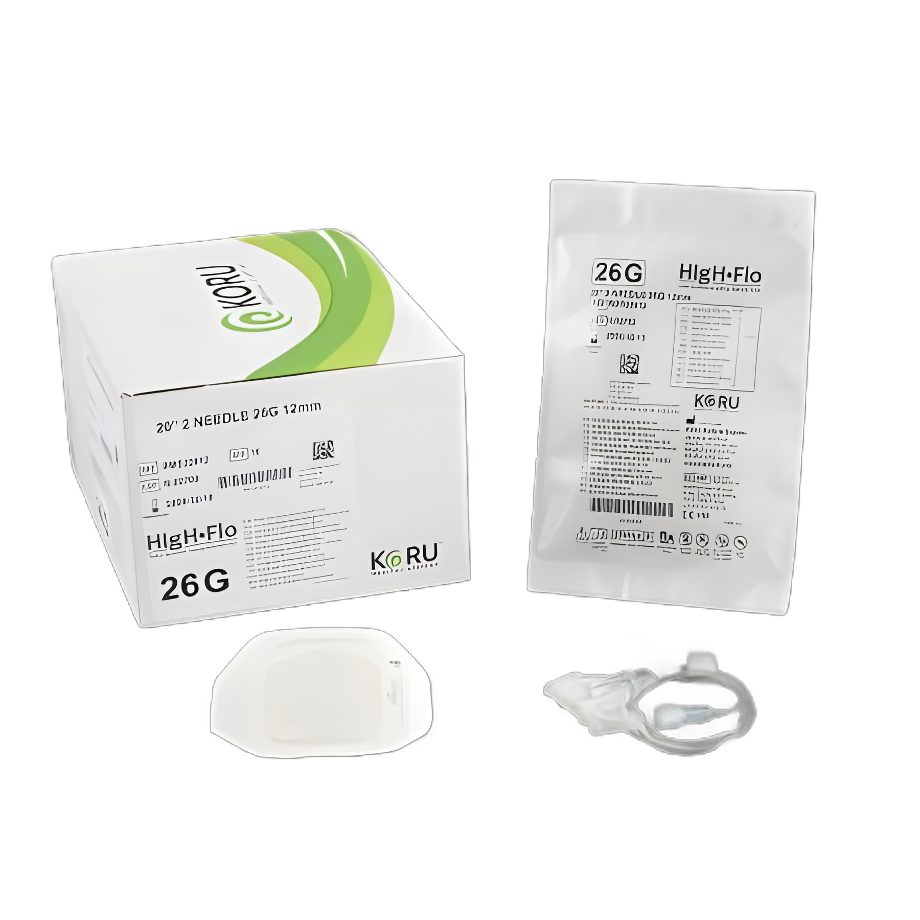 HIgH-Flo™2 Sub-Q Infusion Set 2x26G 12mm 20in Tubing - No Port